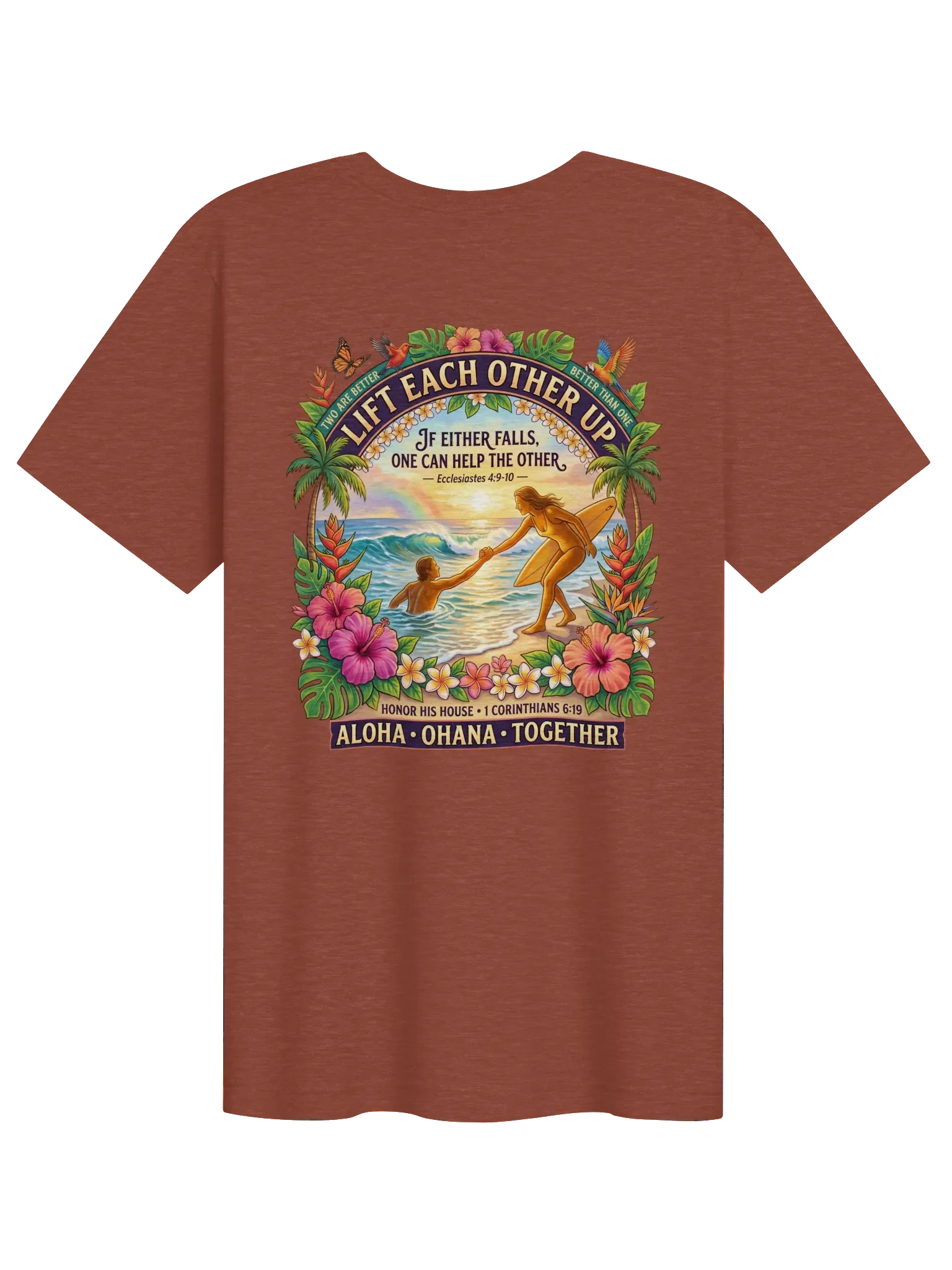 His House Unisex "Hawaiian Lift Up" T-Shirt by His House