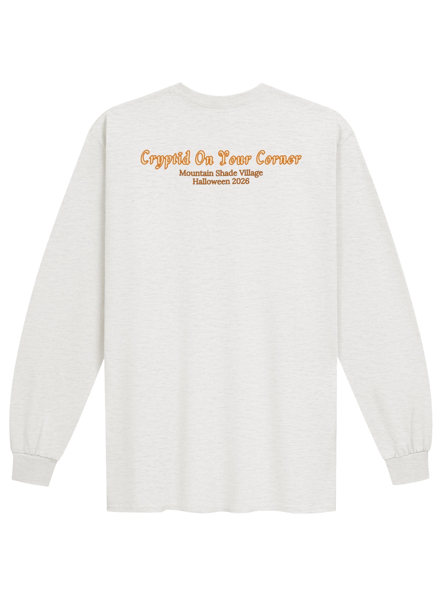 Cryptid On Your Corner Long Sleeve Shirt (Light Mode) product image (6)