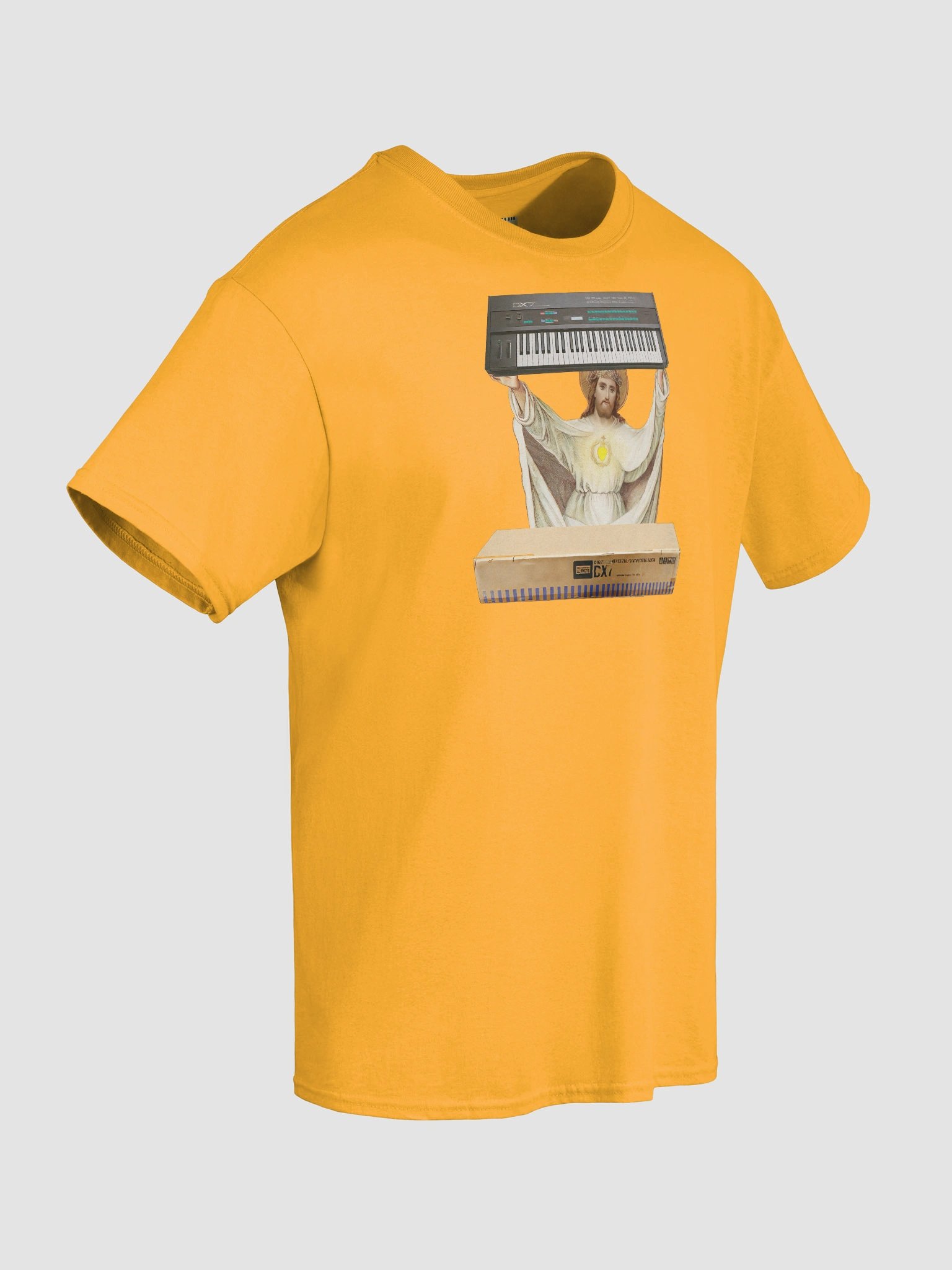 Lost in the Synth´s Faith (d-x-7 tribute ) by Frank Fonik, Techno EDM Unisex t-shirt product image (1)