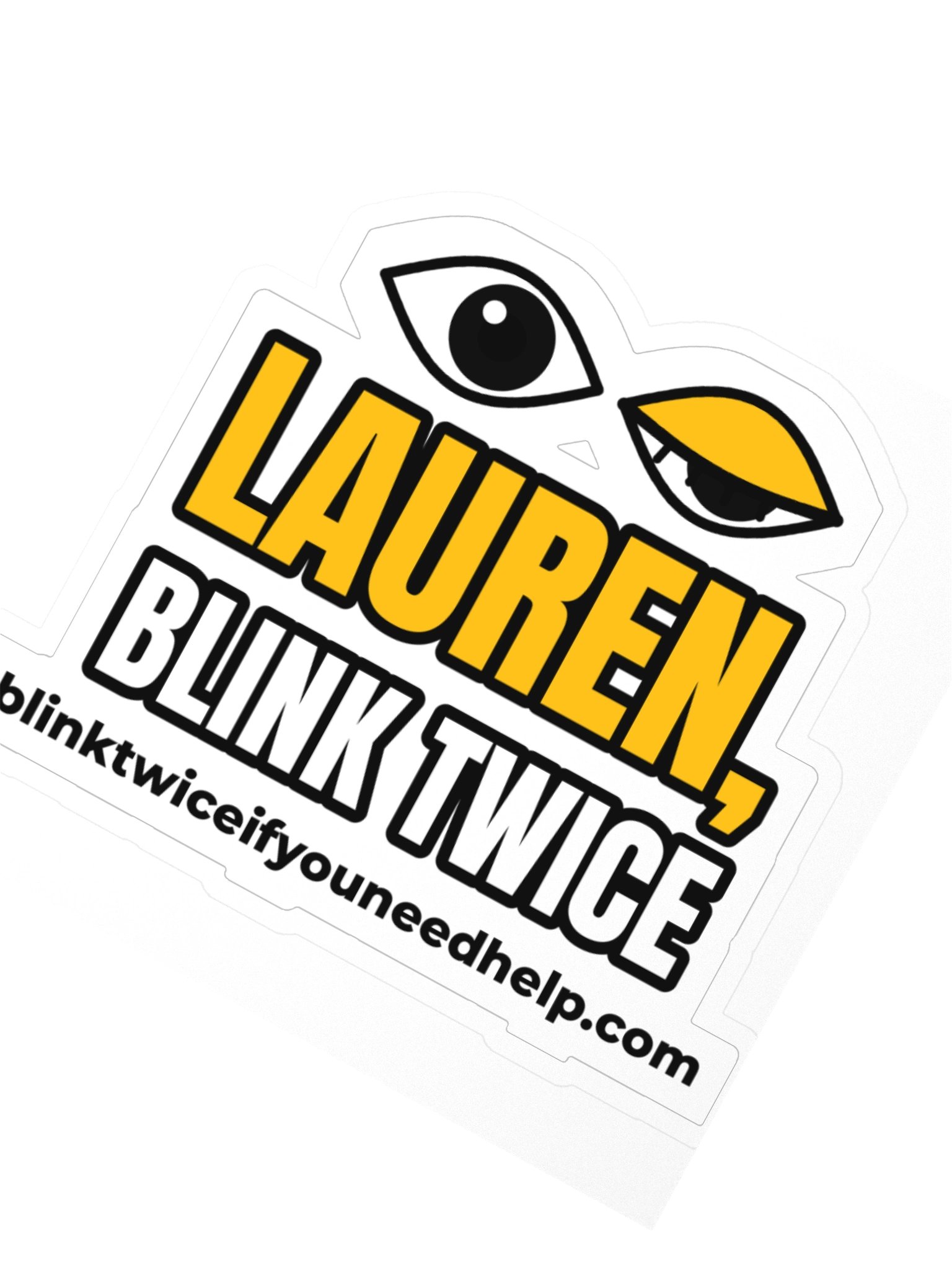 Lauren, Blink Twice Sticker product image (2)