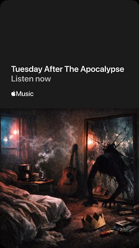 #contusionrecords #tuesdayafterdoom #tuesdayaftertheapocalypse #moderngrunge #streamingnow🔥🎶