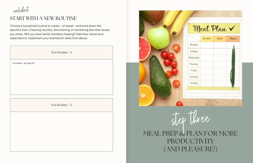 The Real Life Routine Builder: A Workbook for Women Who Are Tired of Winging It product image (5)