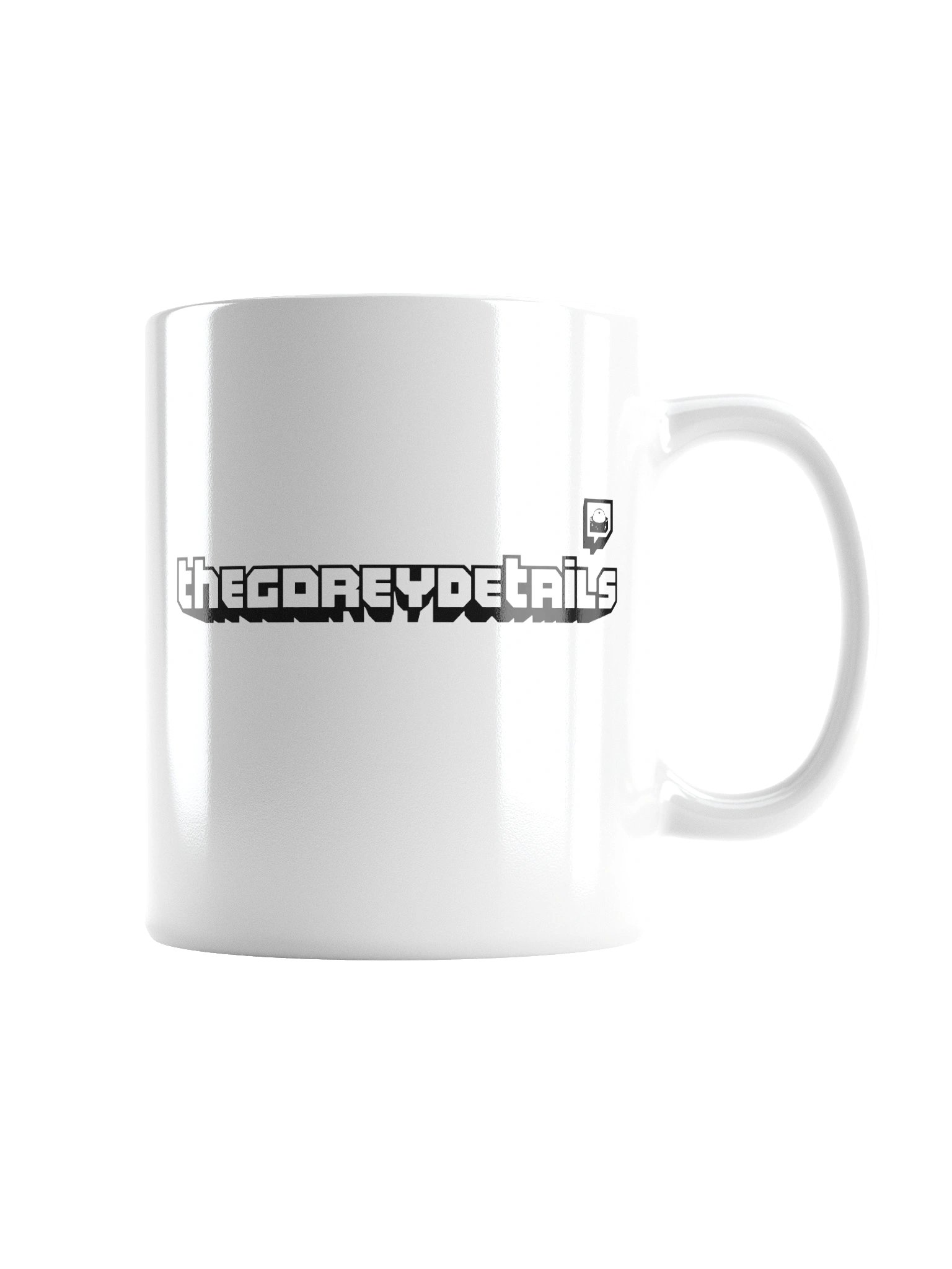 TTV Black - White Glossy Mug product image (8)