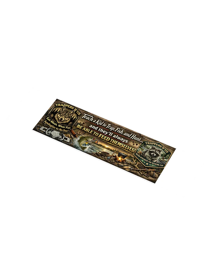 Teach a kid - Bumper sticker product image (1)