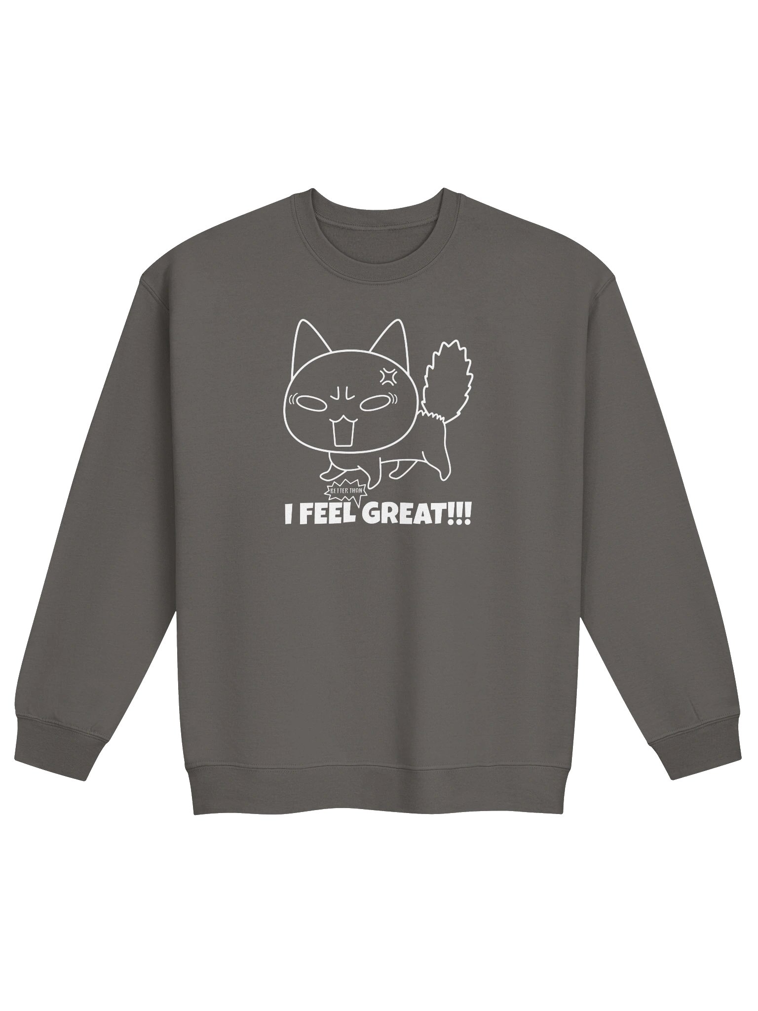 Ironic Emotional Expression - Unisex Adult Sweatshirt product image (1)