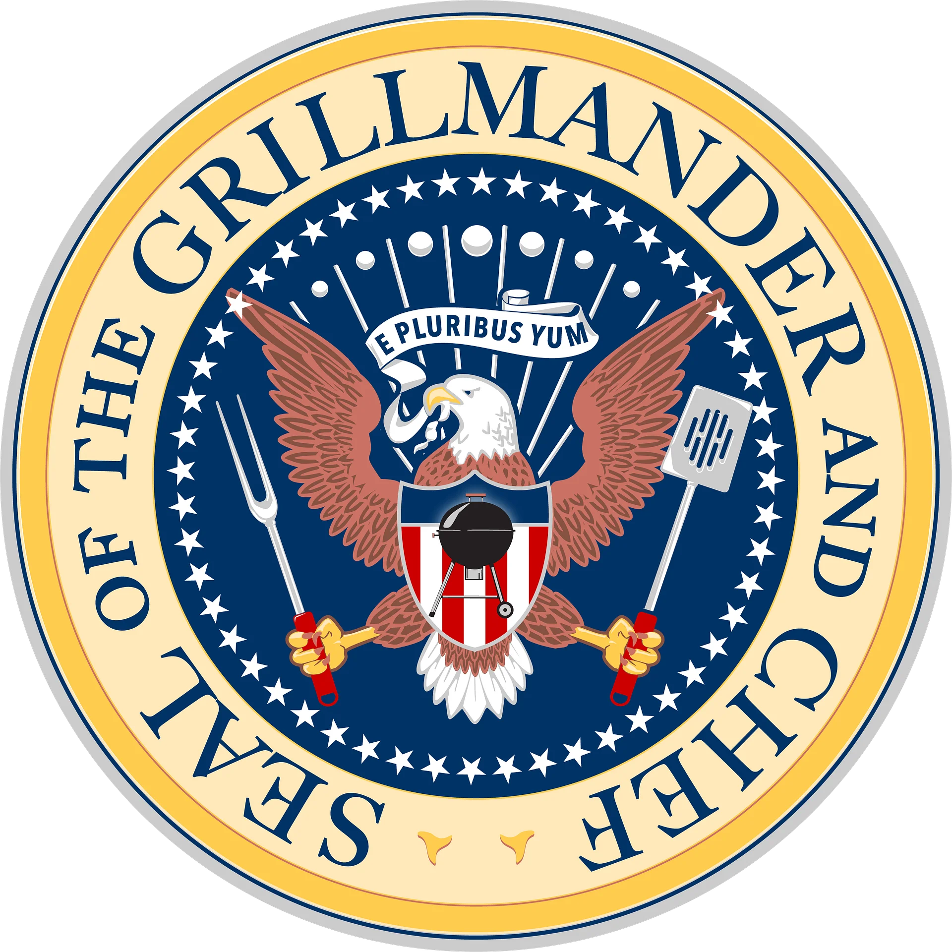 Grillmander and Chef Pin Button Set product image (13)