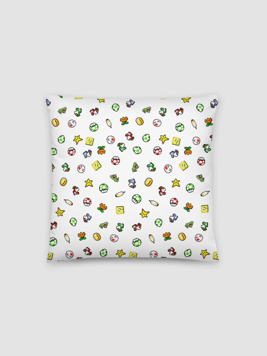 All Over Pixel Mario Print Pillowcase product image (1)