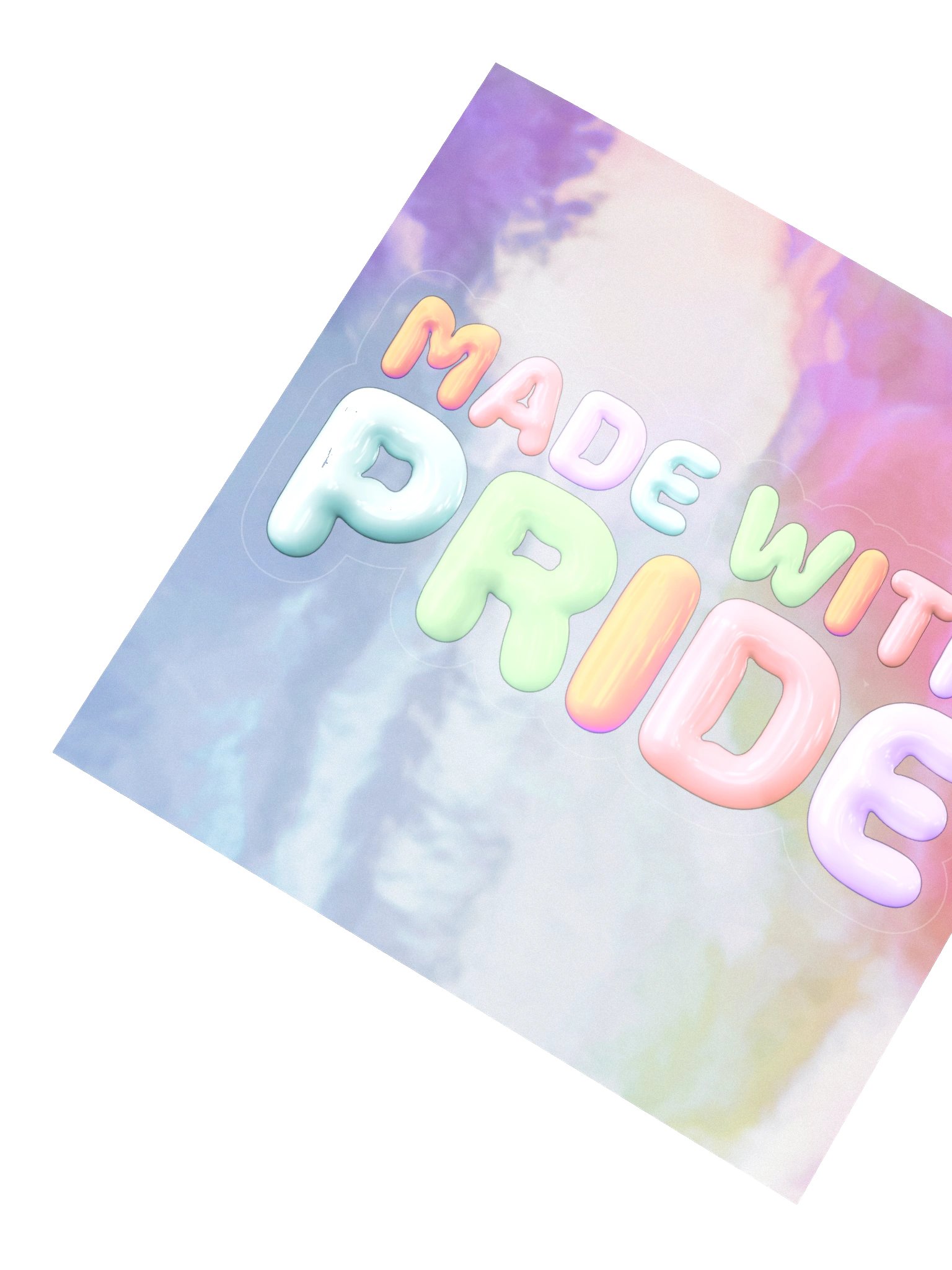 Made with Pride — Holographic Sticker product image (2)