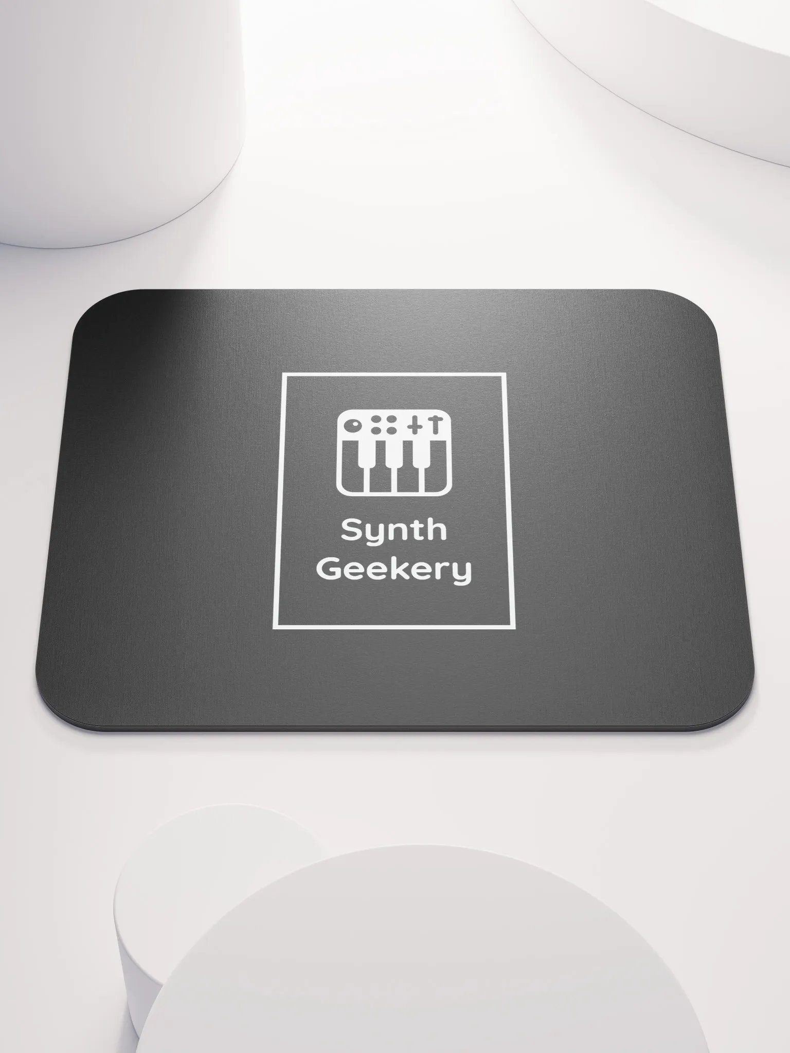 Synth Geekery Mouse Mat - Black product image (1)