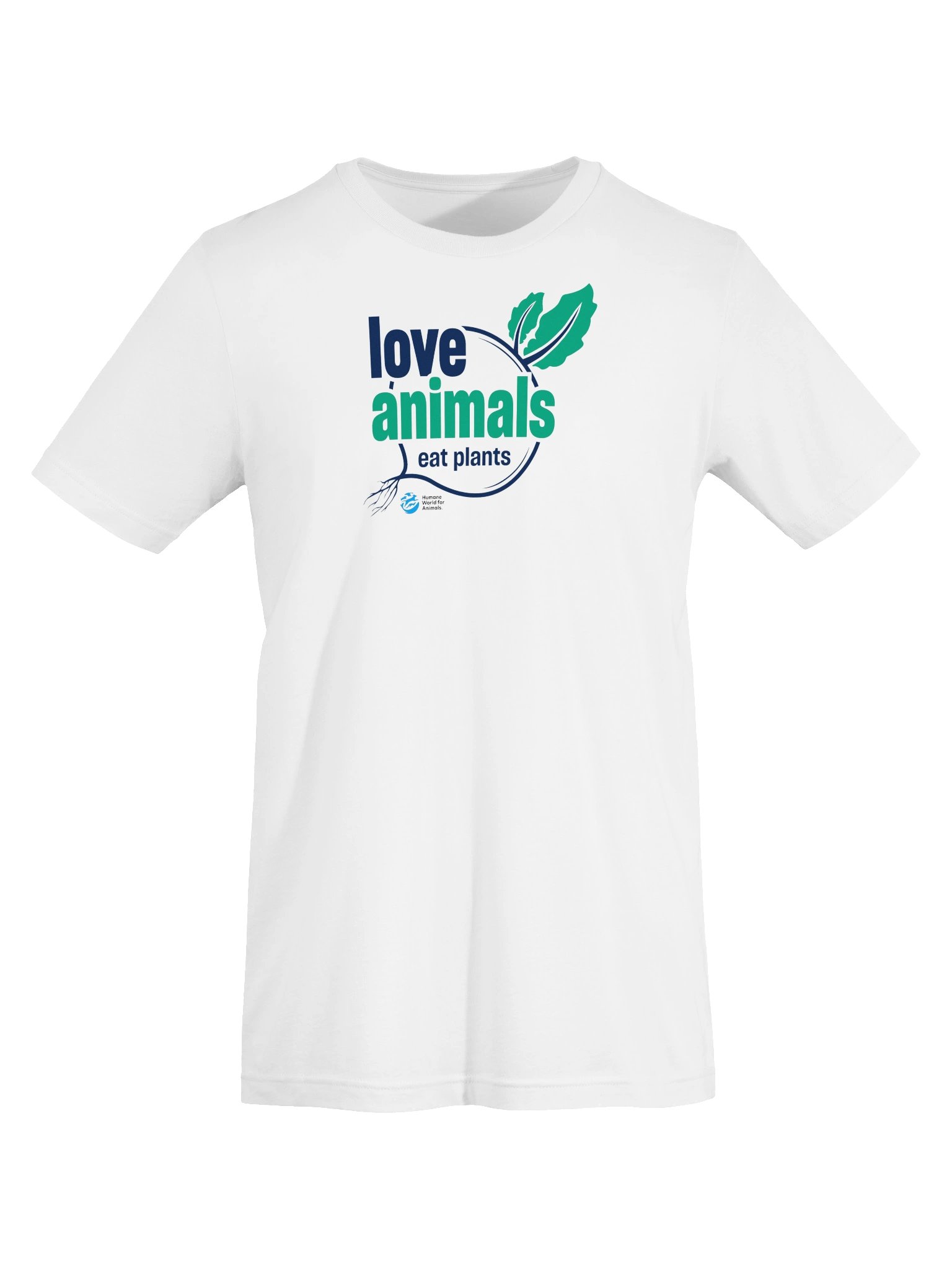 Love animals, eat plants - T-shirt product image (2)