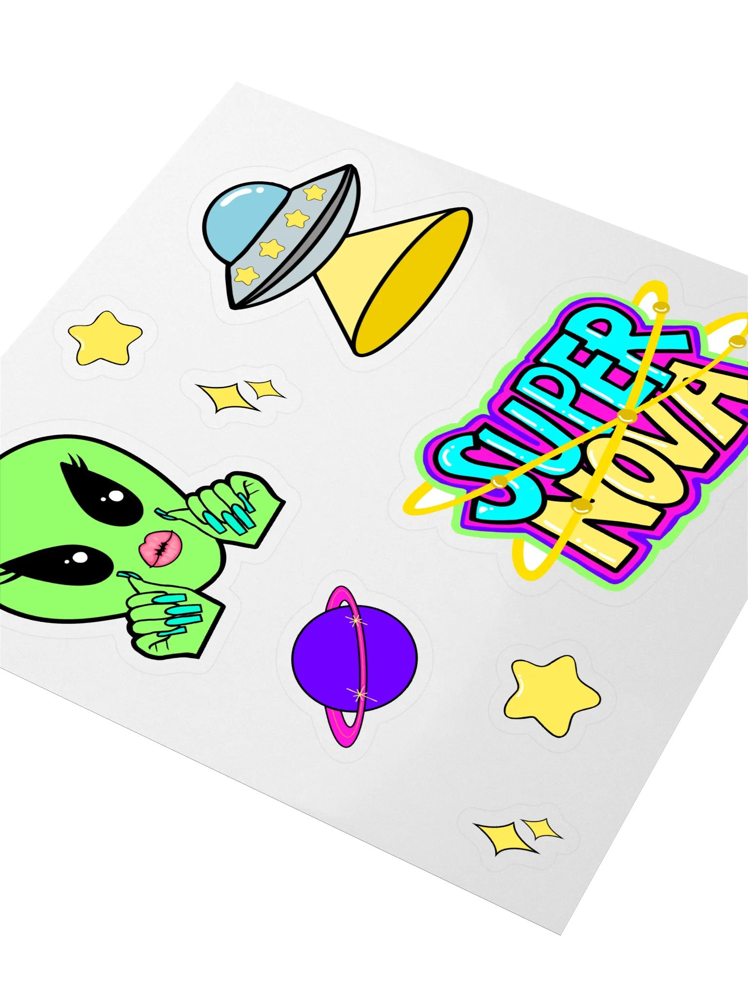 THE SPACE COLLECTION STICKER SHEET product image (3)