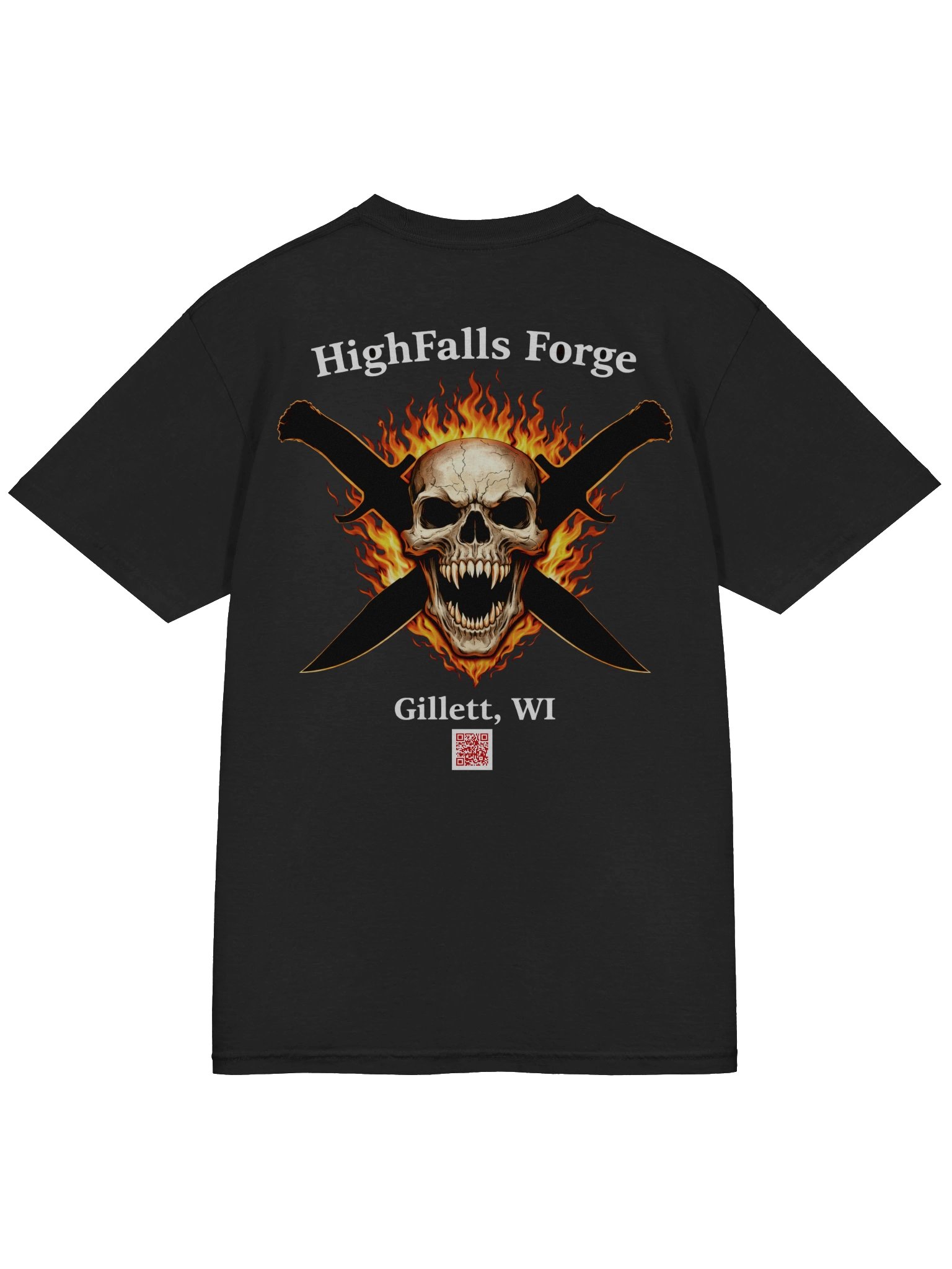 firey skull shirt product image (4)