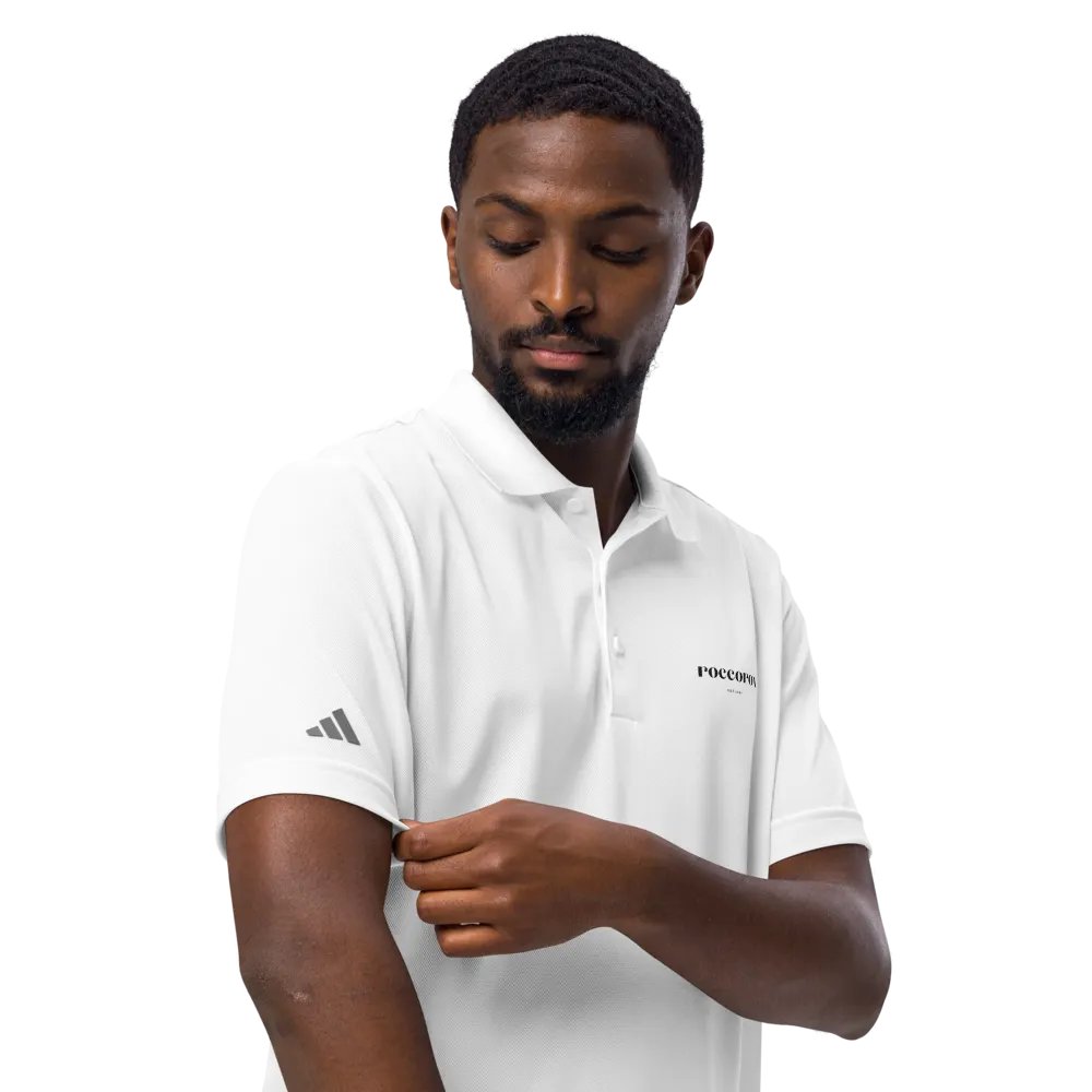 RoccoRox Adidas Polo Tee White product image (7)