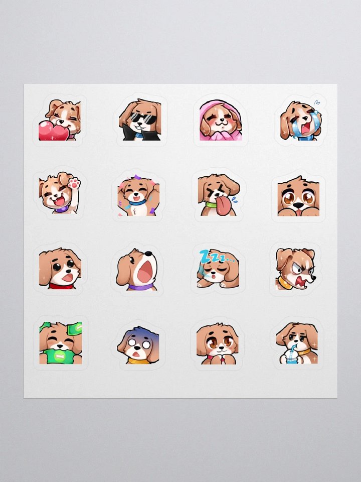 Brim Beagle Emote Stickers product image (1)