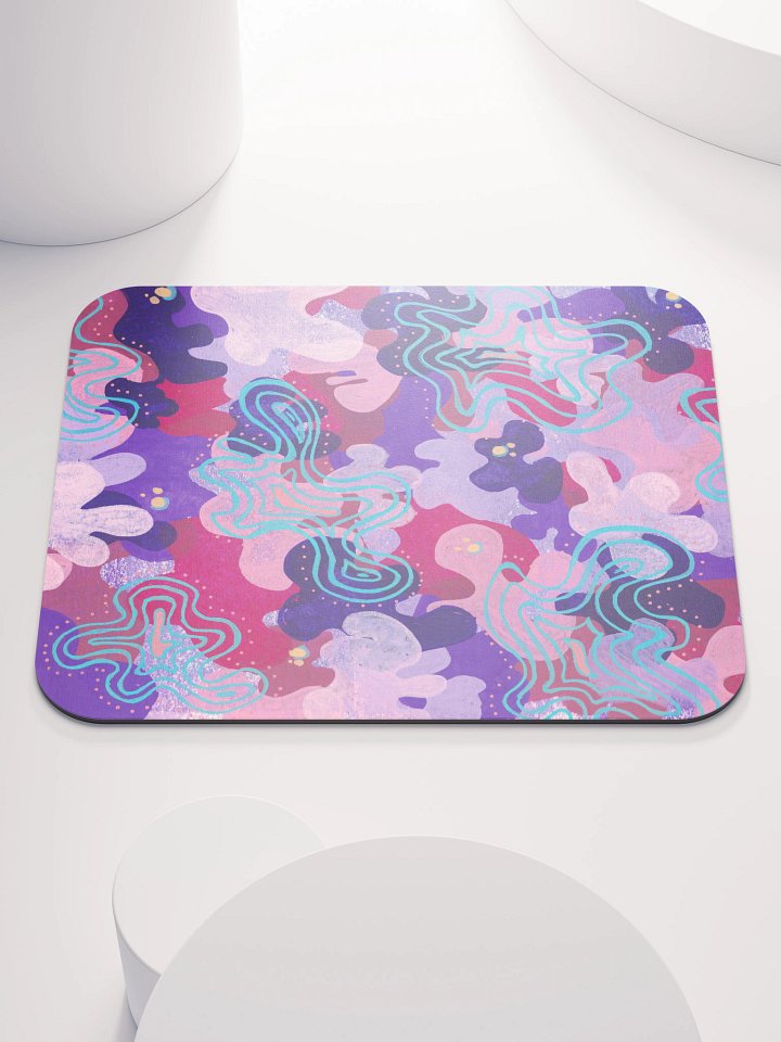 Purple Blobs Classic Mouse Pad product image (1)