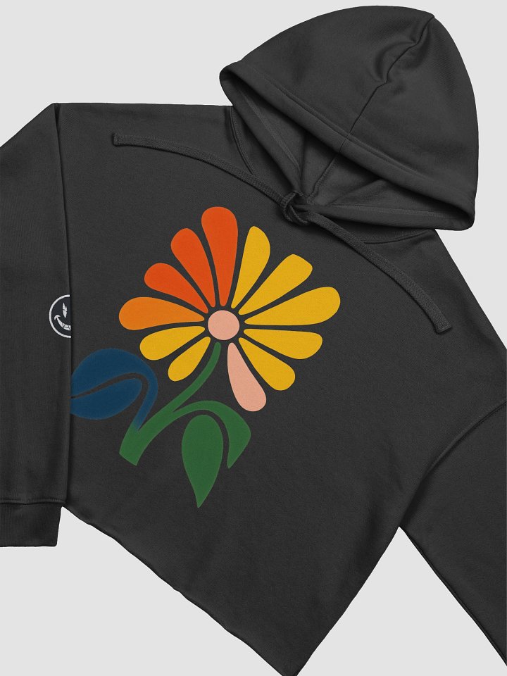 Stylized Bloom Cropped Hoodie product image (1)