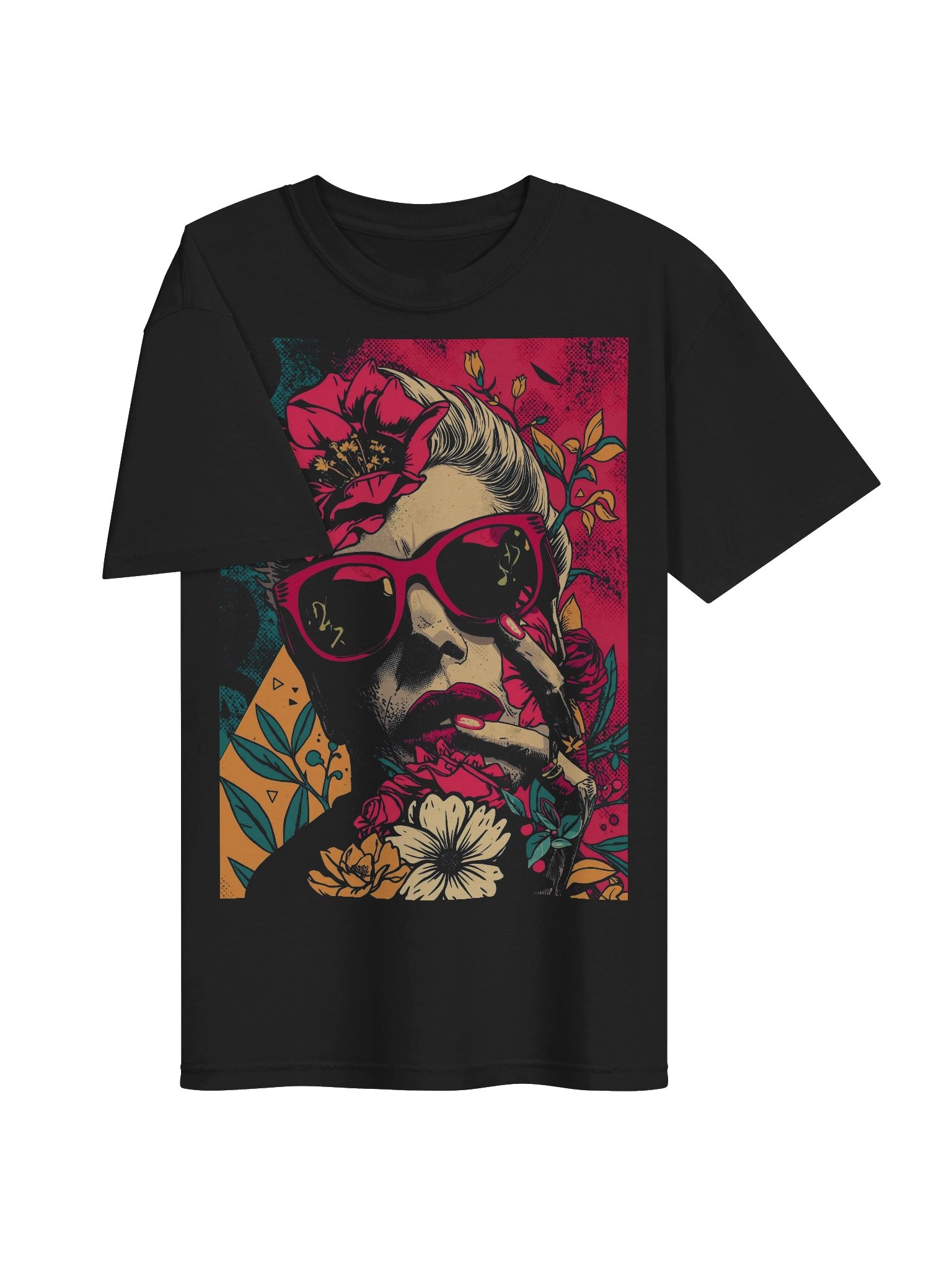 Cat‑Eye Blossom Heavyweight Tee product image (6)