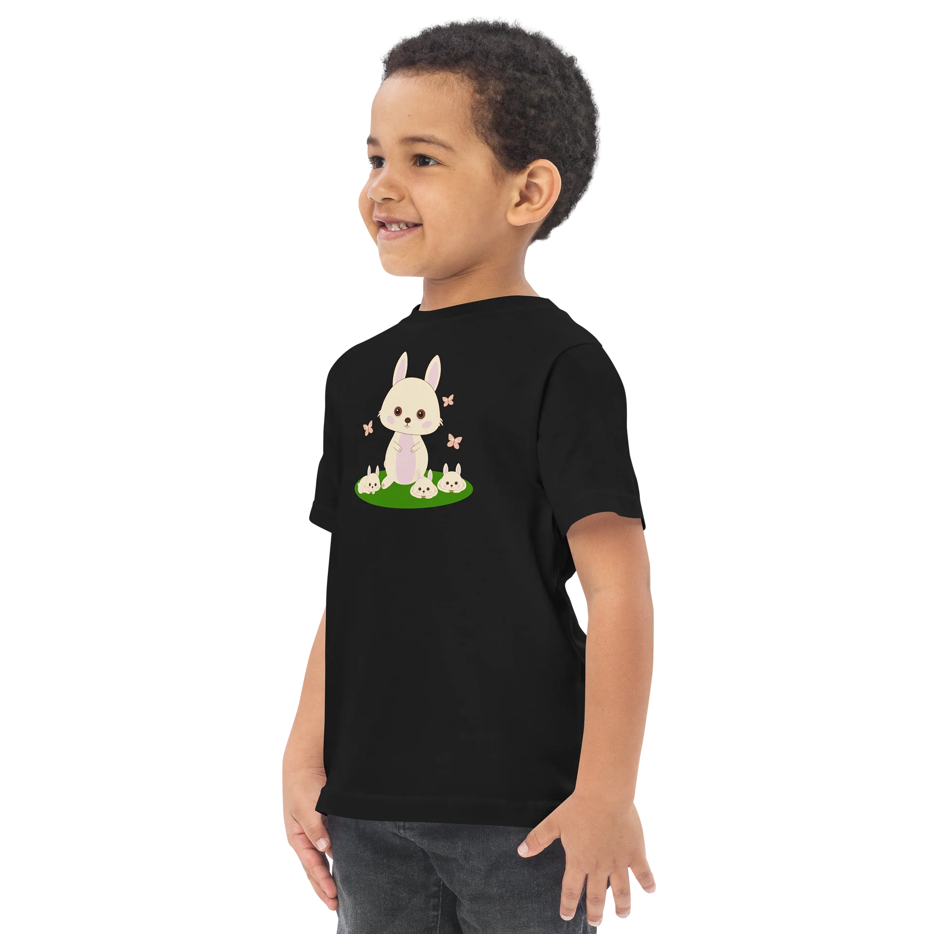 Woodland Families Bunny Toddler Jersey T-Shirt product image (7)