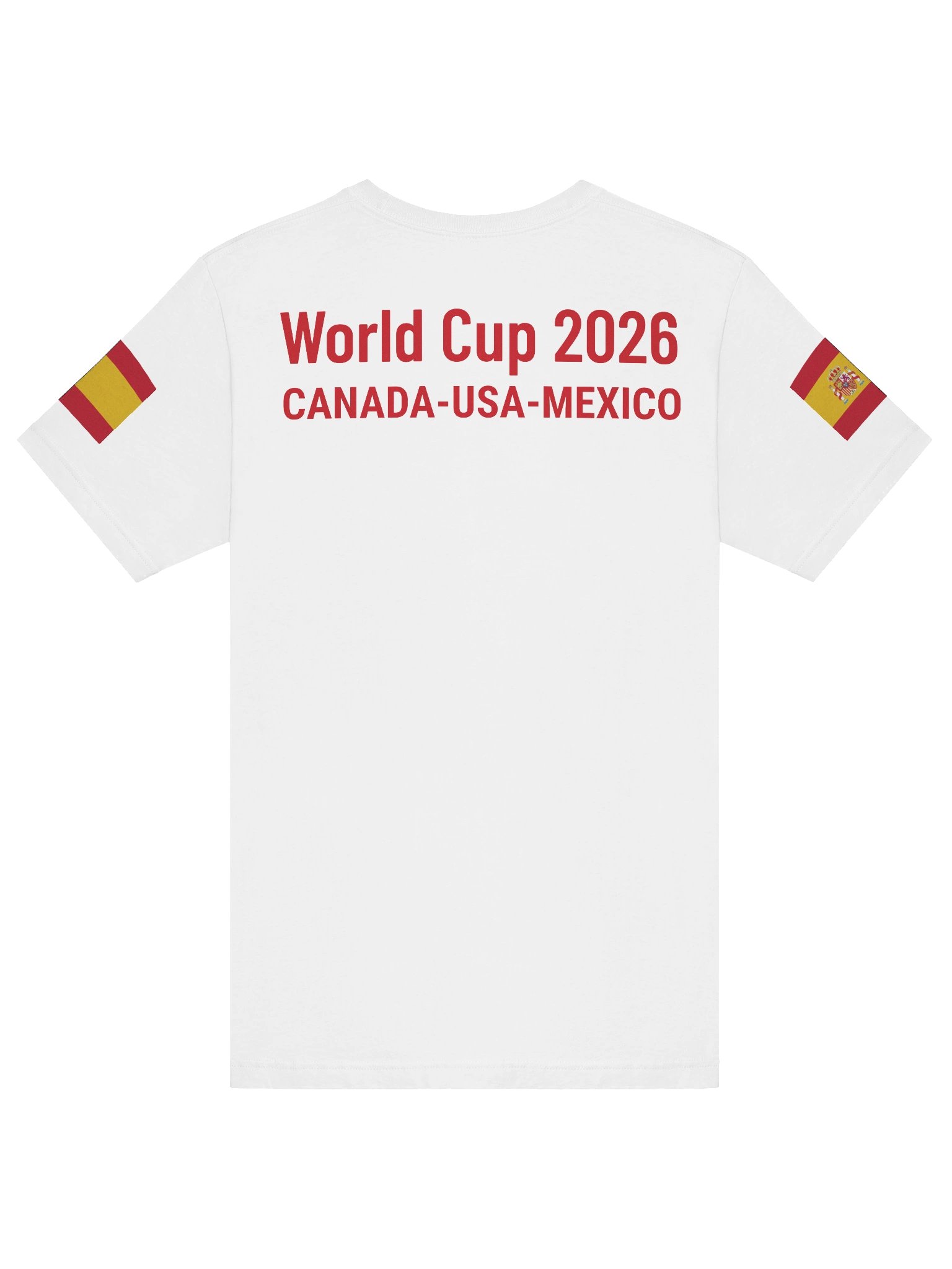 Spain 2026 World Cup Flag Tee - World Cup 2026 Map Edition - Premium Unisex T-Shirt product image (50)