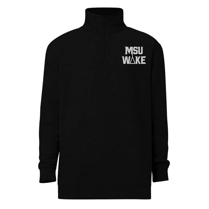MSU Wake Fleece Pulllover (Dark) product image (1)