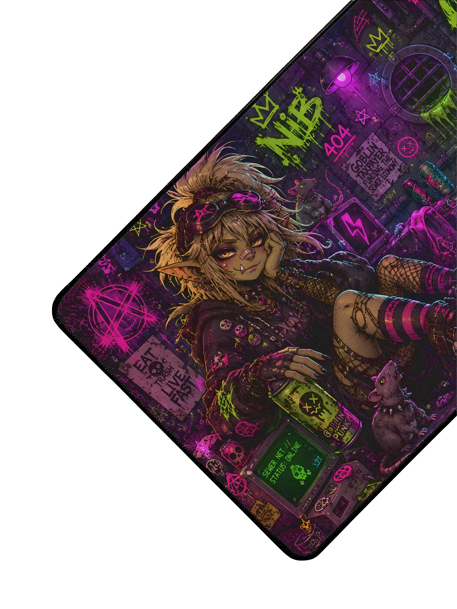 Goblin Punk Is Not Dead Desk Mat product image (3)