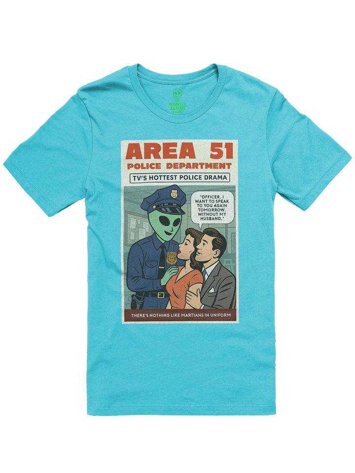 Area 51 TV Martian Police Night Soap T-Shirt product image (1)