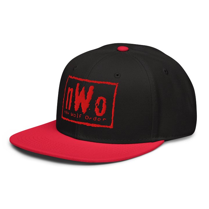 New Wolf Order Black & Red Snapback Cap product image (2)