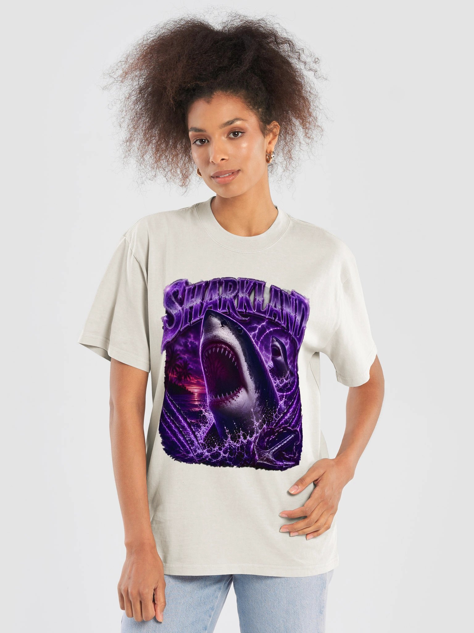 Sharkland Tee - Purple product image (5)