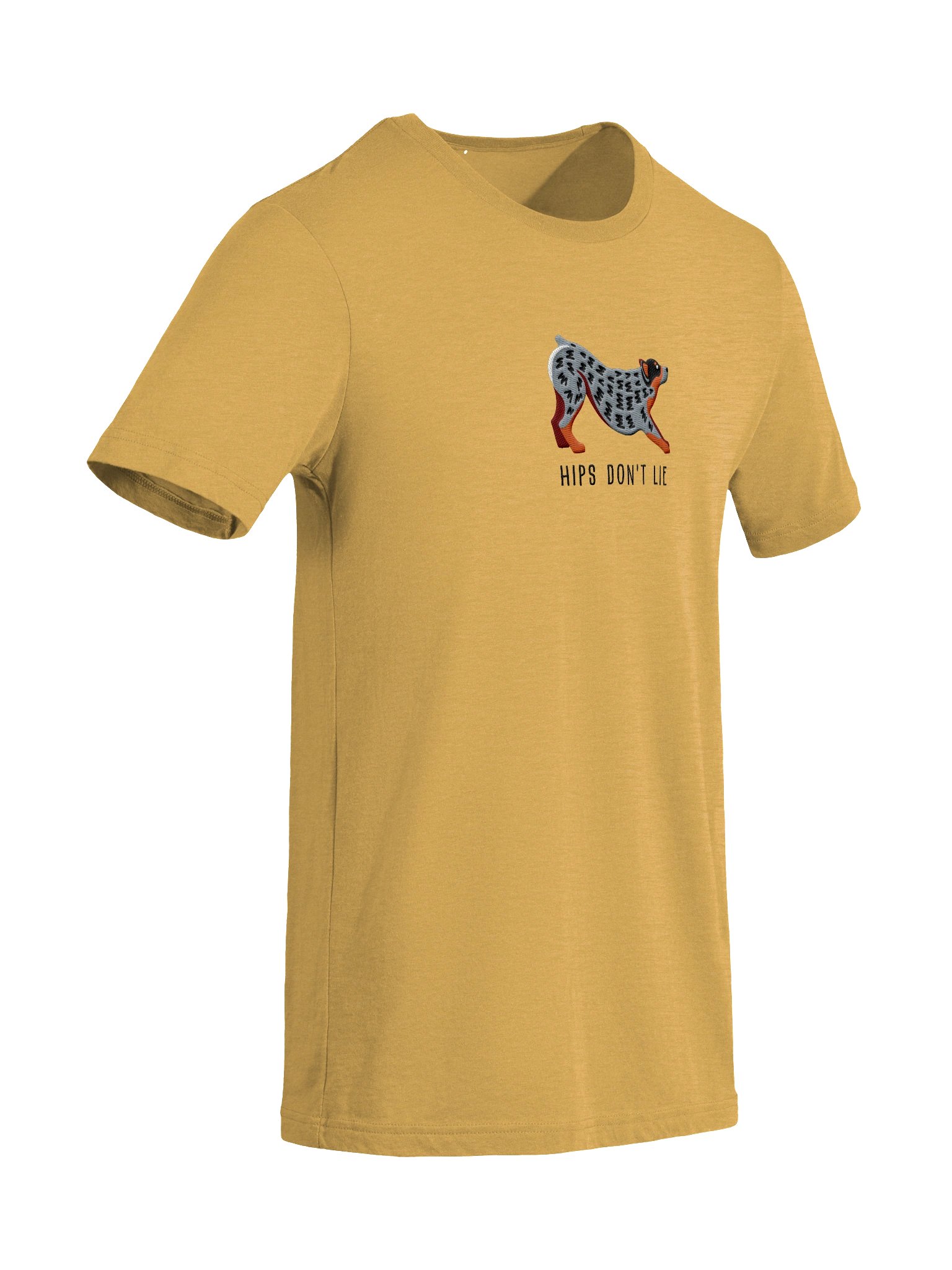 Hips Don't Lie T-Shirt(Embroidered) of an Australian Cattle Dog(Blue Heeler) product image (57)