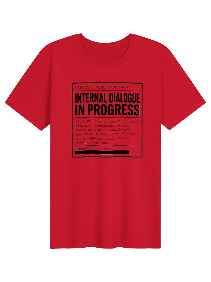 Unspokenminds Internal Dialogue In Progress Tee product image (4)