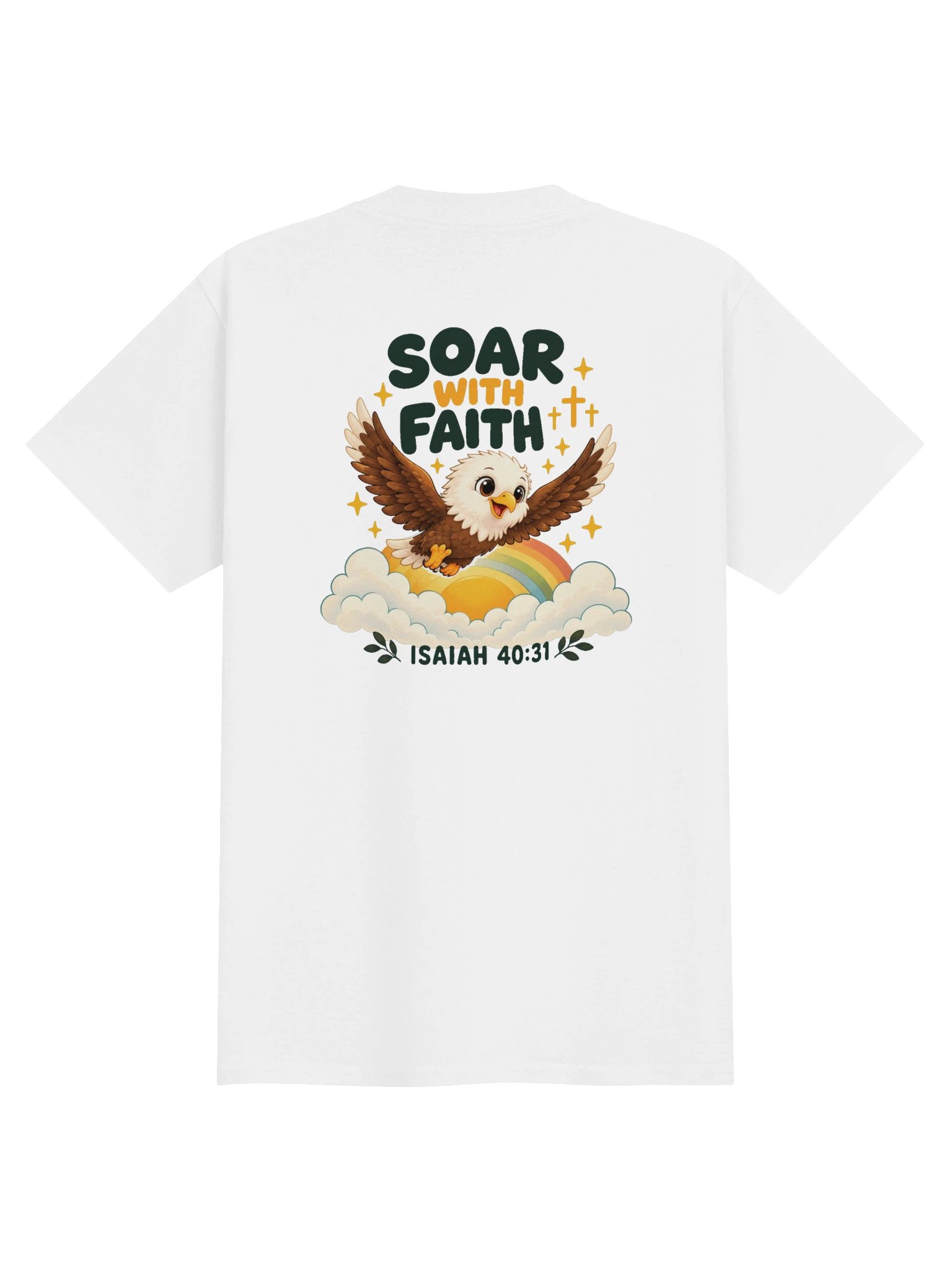Soar With Faith Youth T-Shirt — Isaiah 40:31 product image (2)