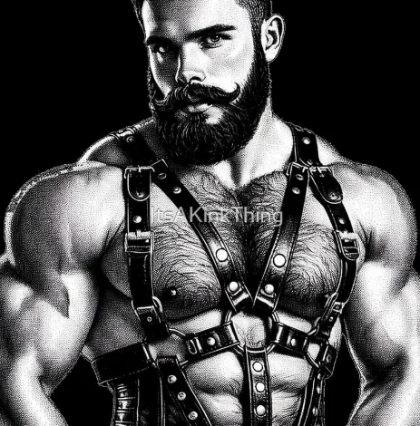 Gay Leather Bar Pride "Colton" Leather Bar San Francisco Pride Graphic Design product image (1)