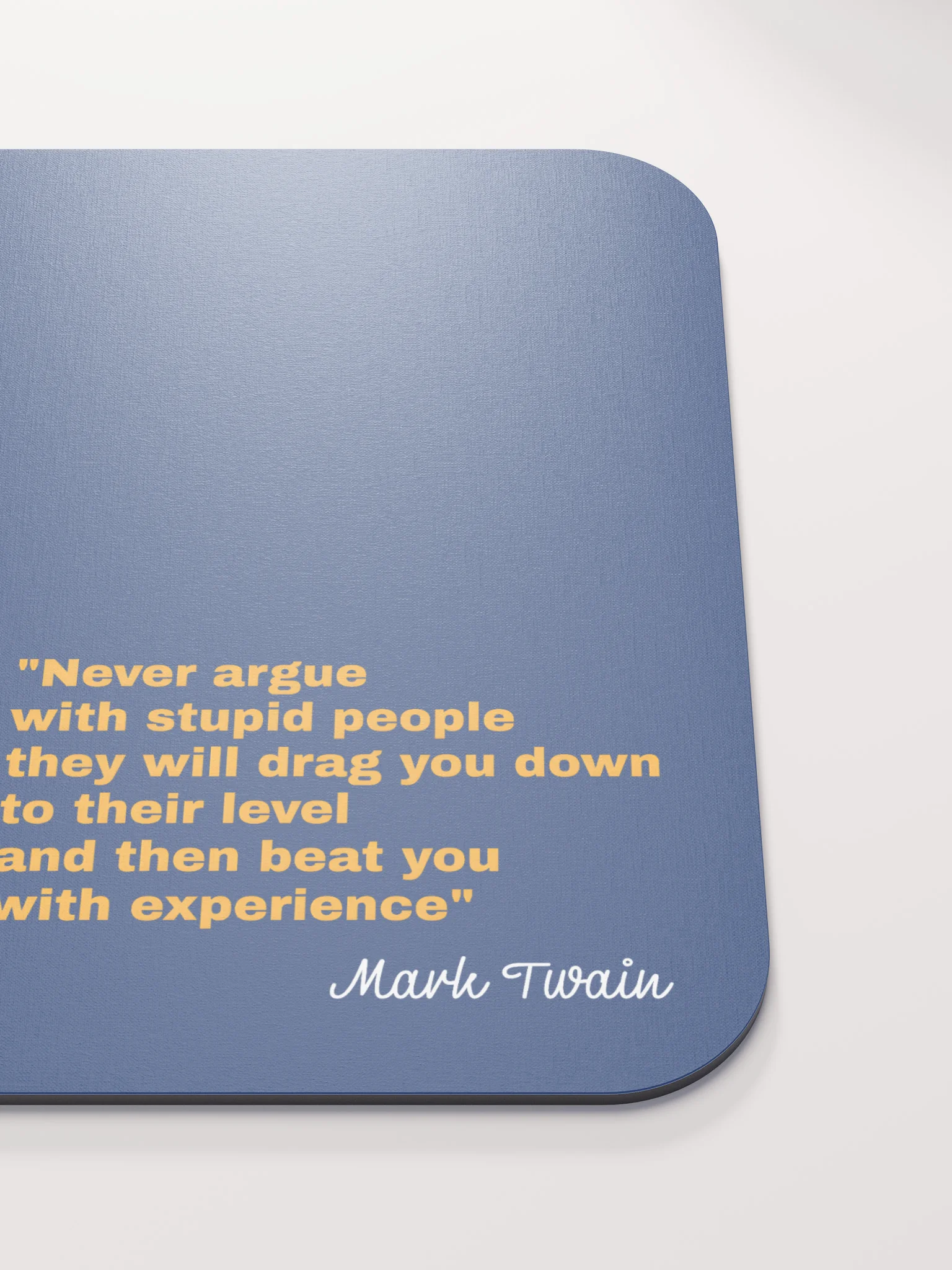 Mouse Pad – Twain Navy Blue product image (4)