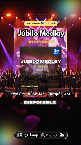 🚨 DISPONIBLE AHORA!!

🎵 Secuencia Multitrack de 