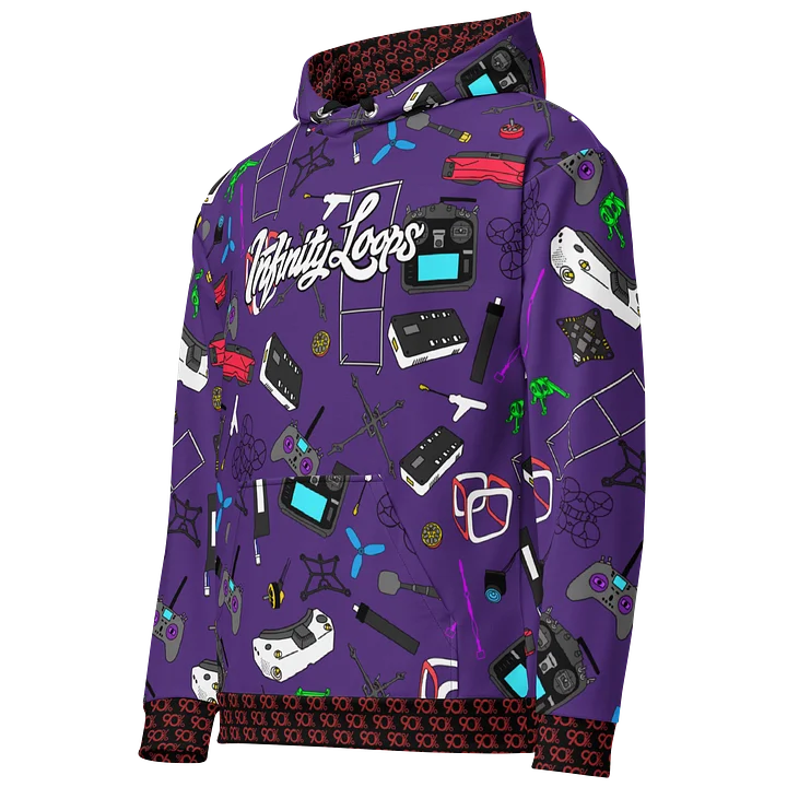 Royal Purple Micro FPV Hoodie product image (2)