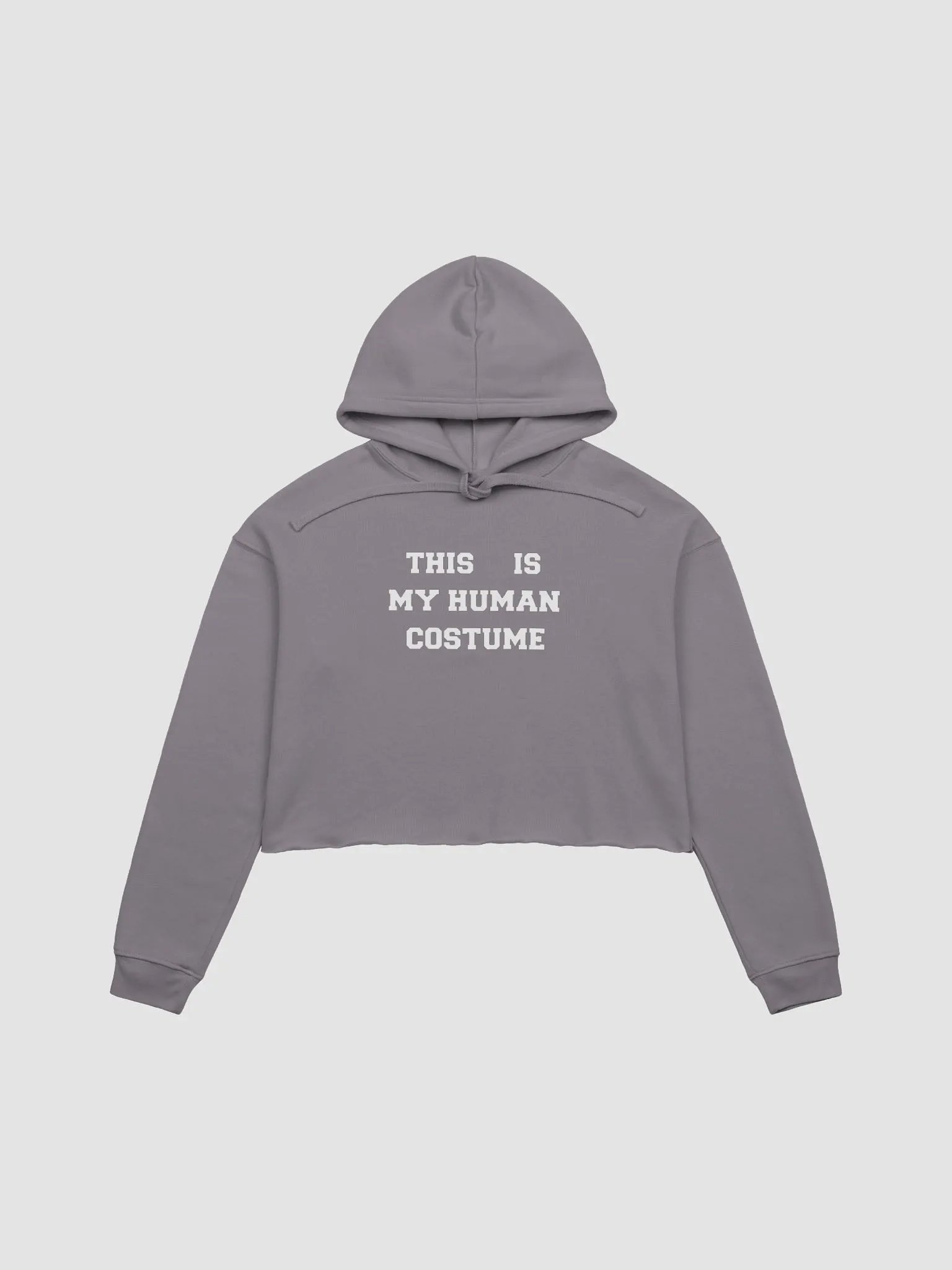 Human Costume fleece crop hoodie product image (2)
