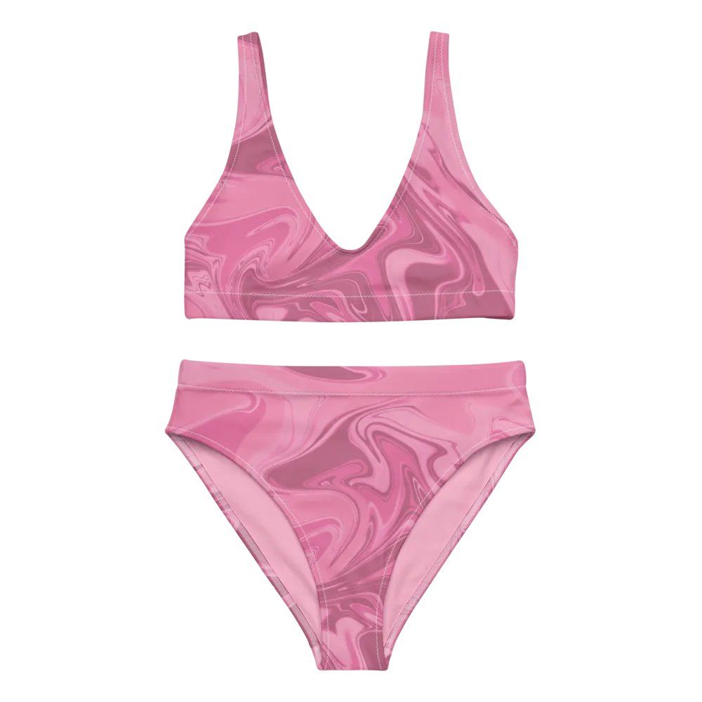 Cute Swirl Recycled High Waisted Bikini product image (1)