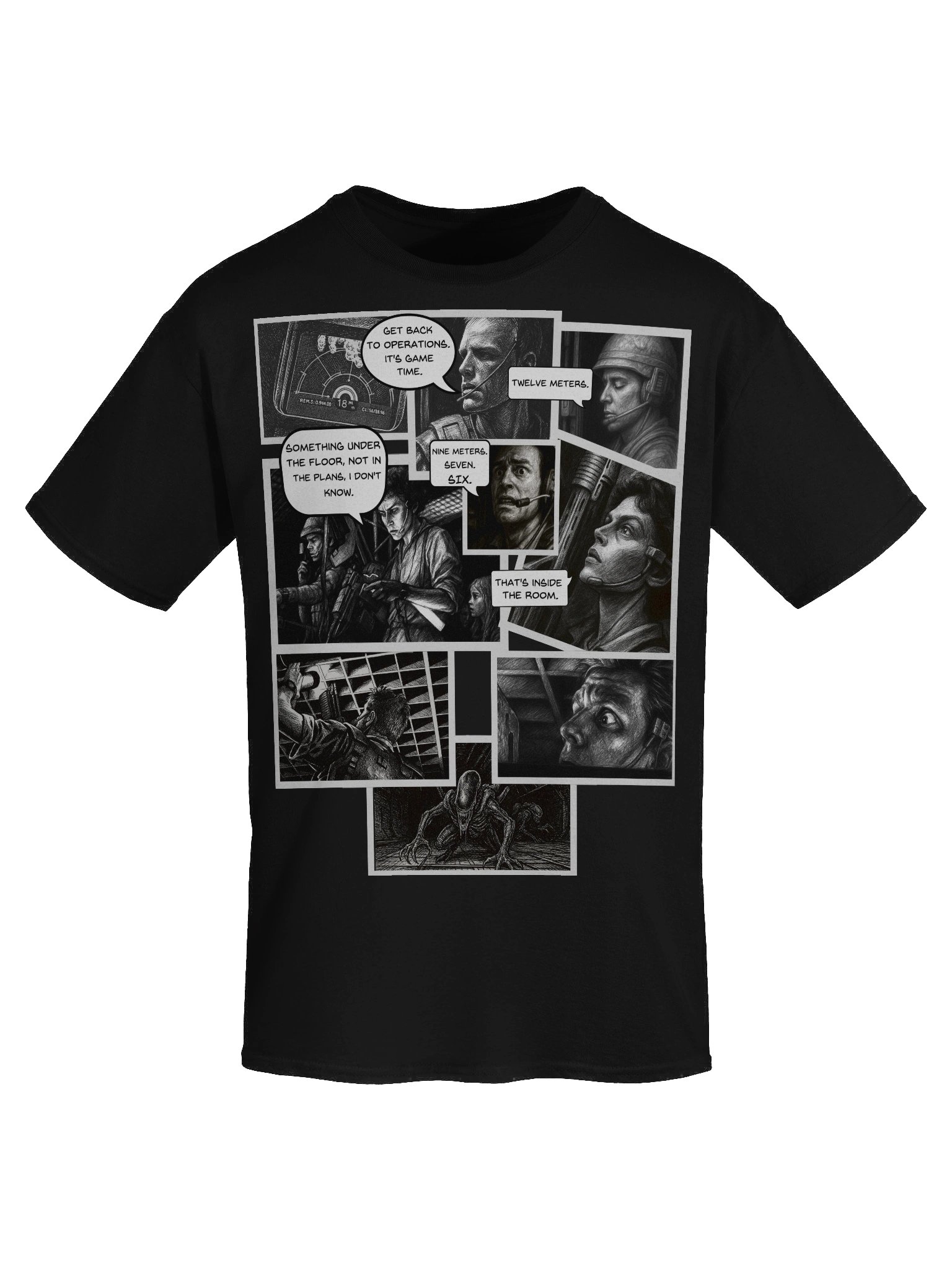 Aliens inspired Inside The Room Scene Tee product image (77)