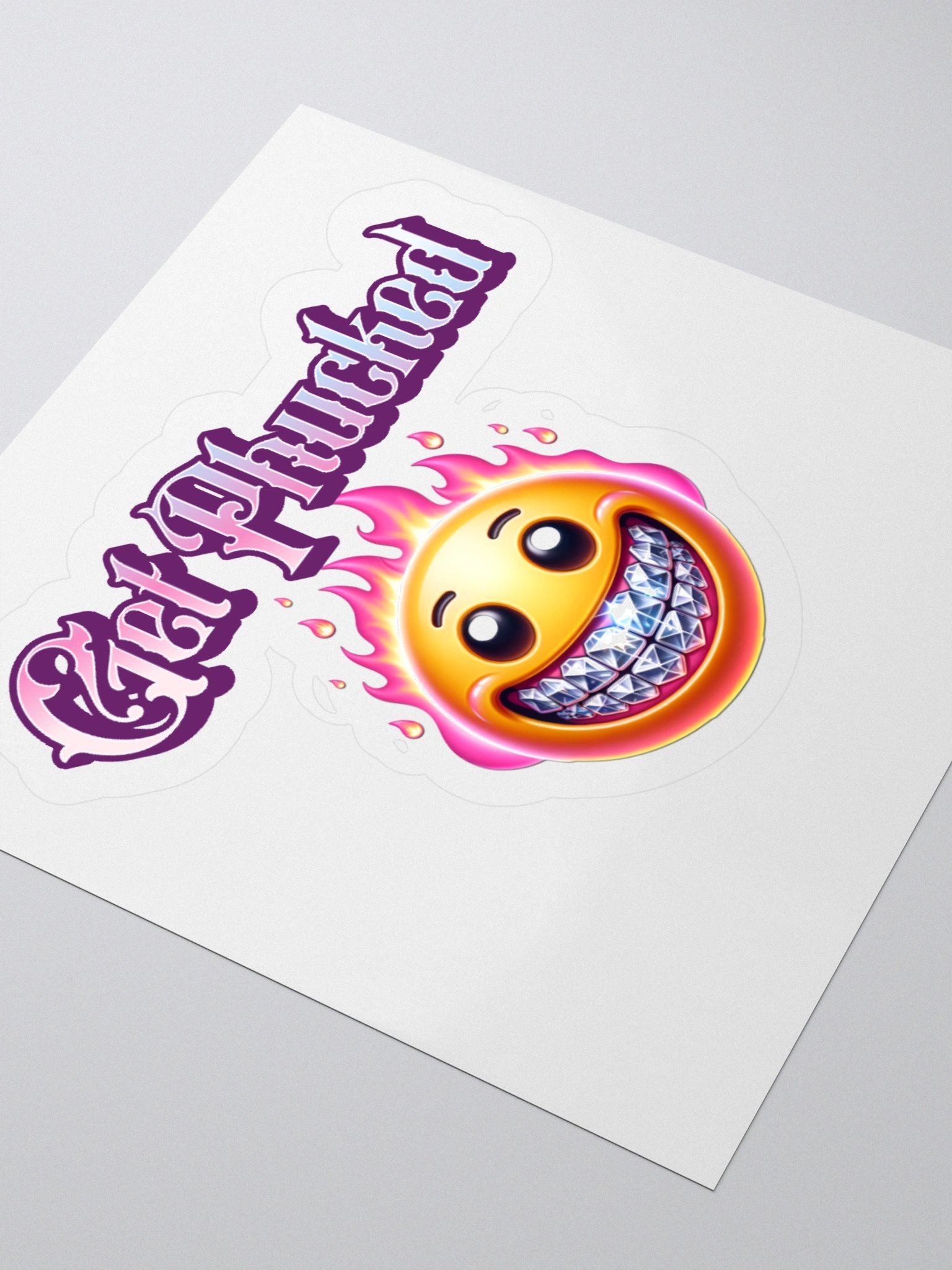 Get Phucked Kiss Cut Stickers product image (7)