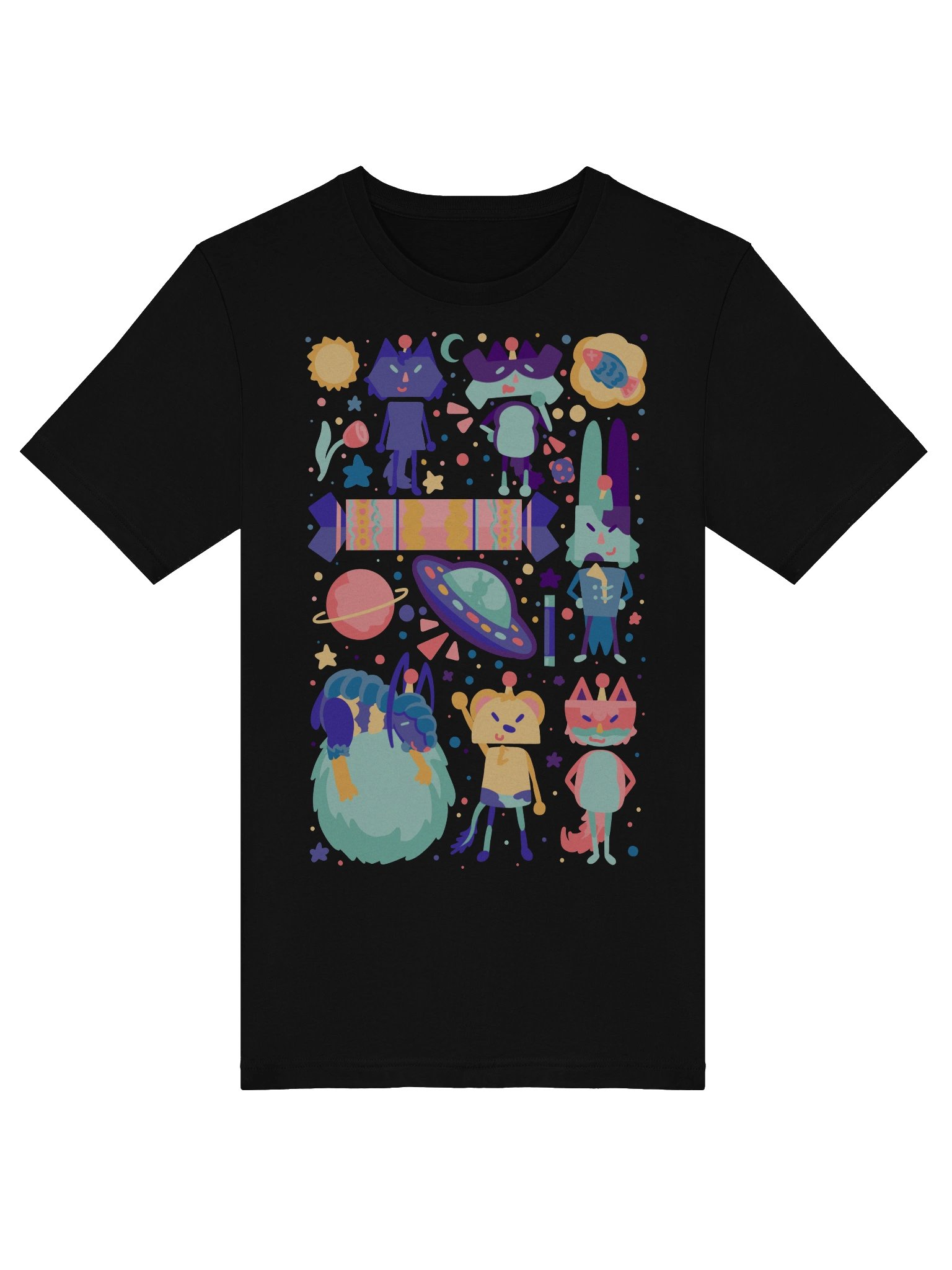 Cozy Cosmos Crew Supersoft Tee product image (5)