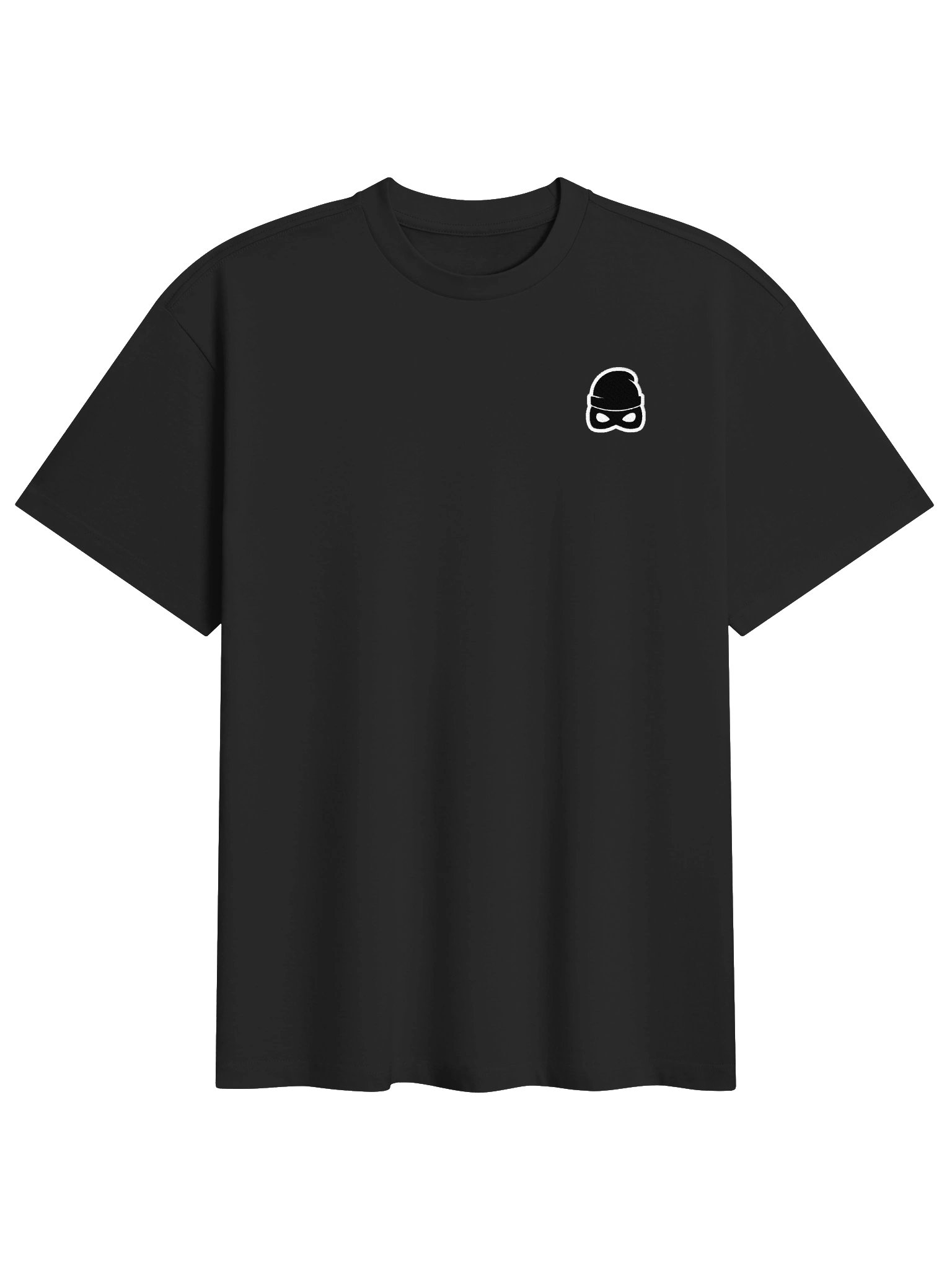 Thiefs Logo Black Heavy T-Shirt (Embroidered Logo) product image (1)