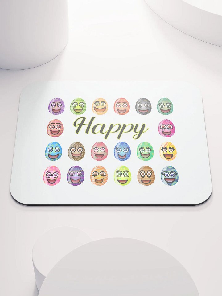 Happy Emoji Faces Mouse Pad product image (1)