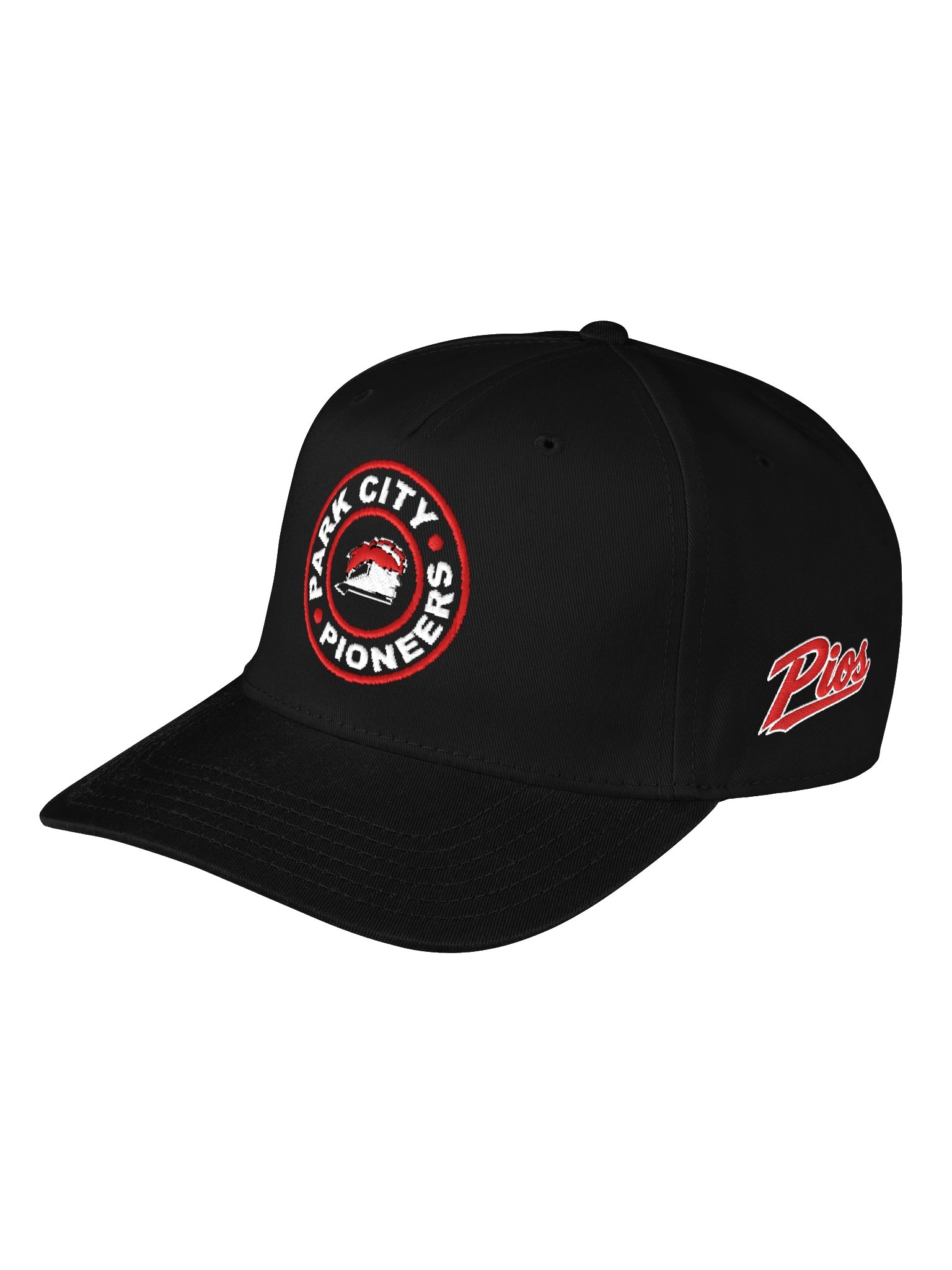Pioneers Circle Logo Snapback — Black product image (3)