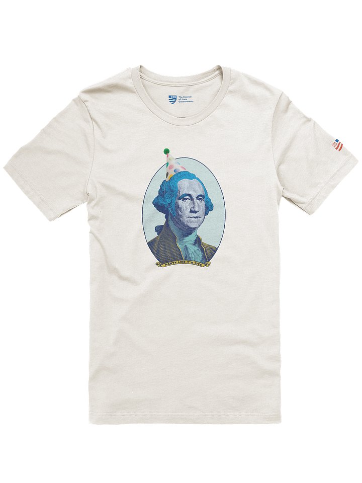 CSG 250 George Washington — Party Hat Tee product image (1)