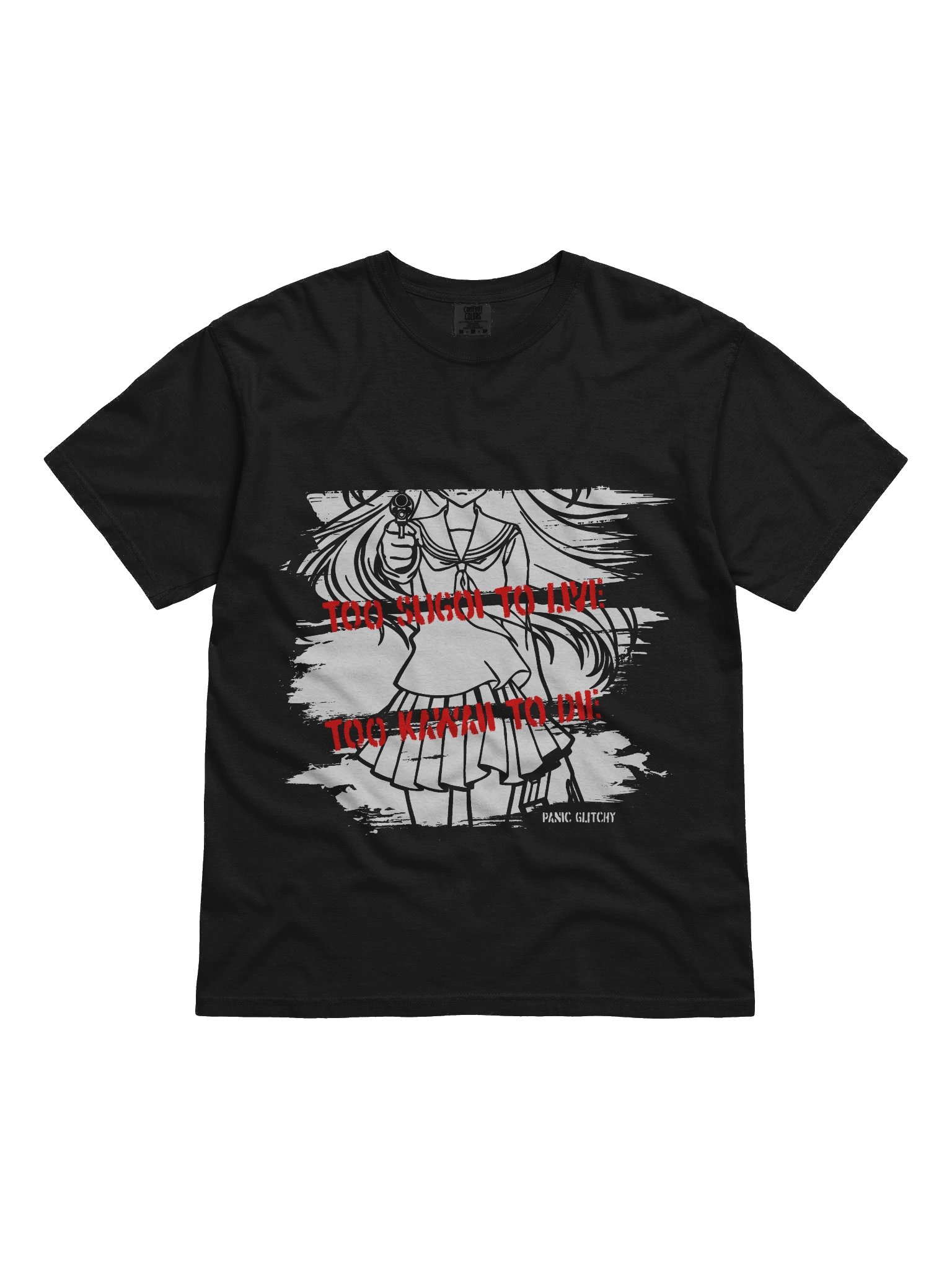 Too Sugoi/Too Kawaii Painted Gun Tee product image (1)