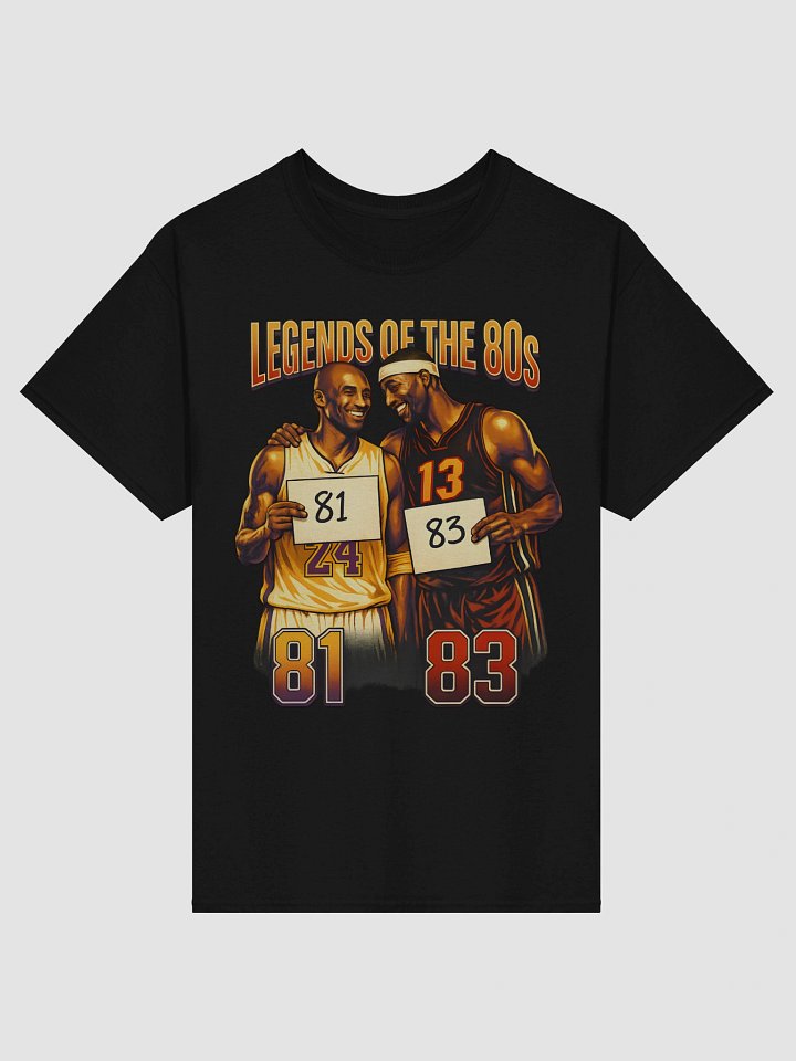 Kobe 81 vs Bam 83 Legends T-Shirt - Mamba Mentality Miami Heat Basketball Tee - Vintage NBA Finals Graphic Shirt product image (2)