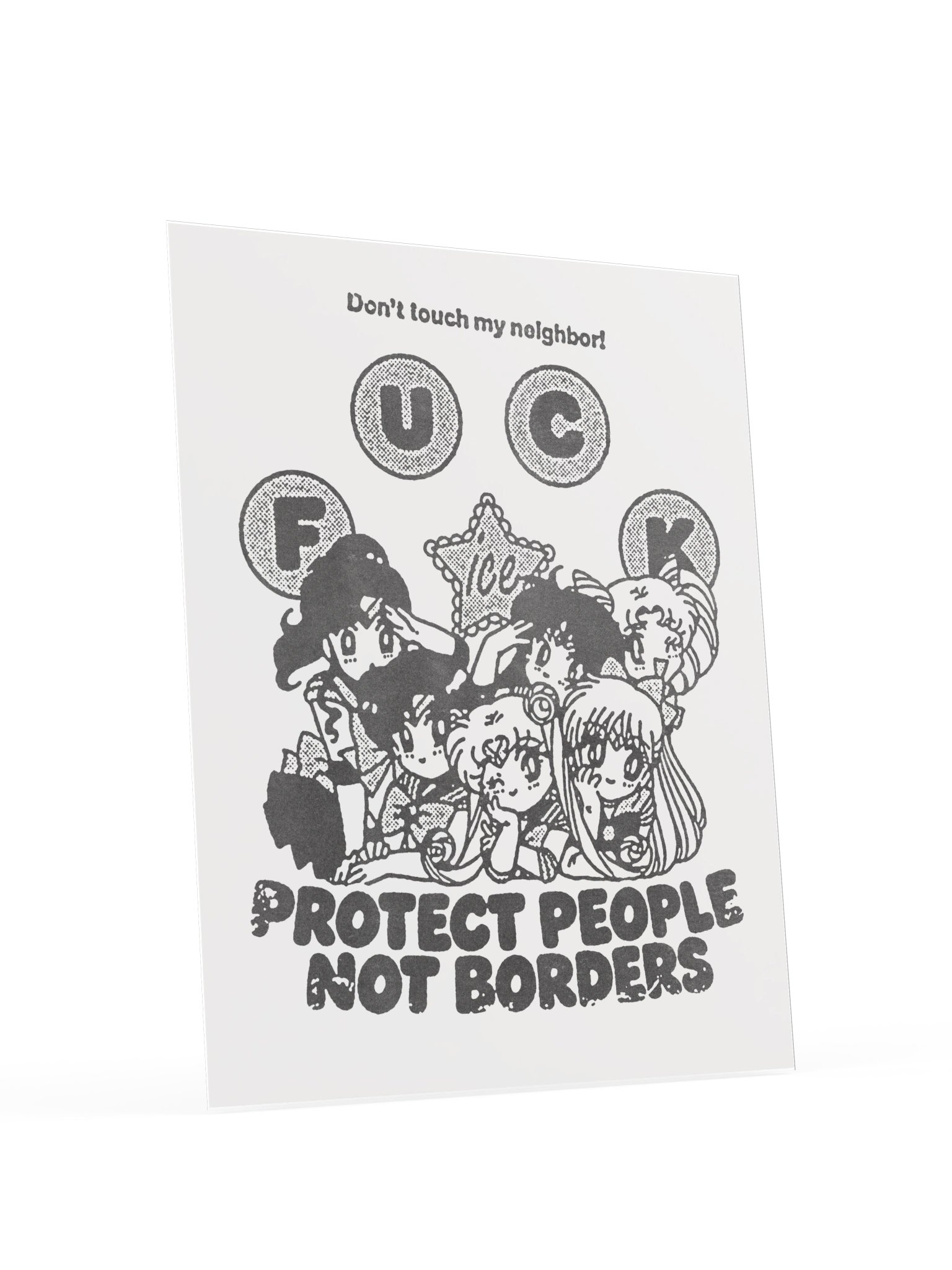 PROTECT PEOPLE ! Art Print. product image (4)