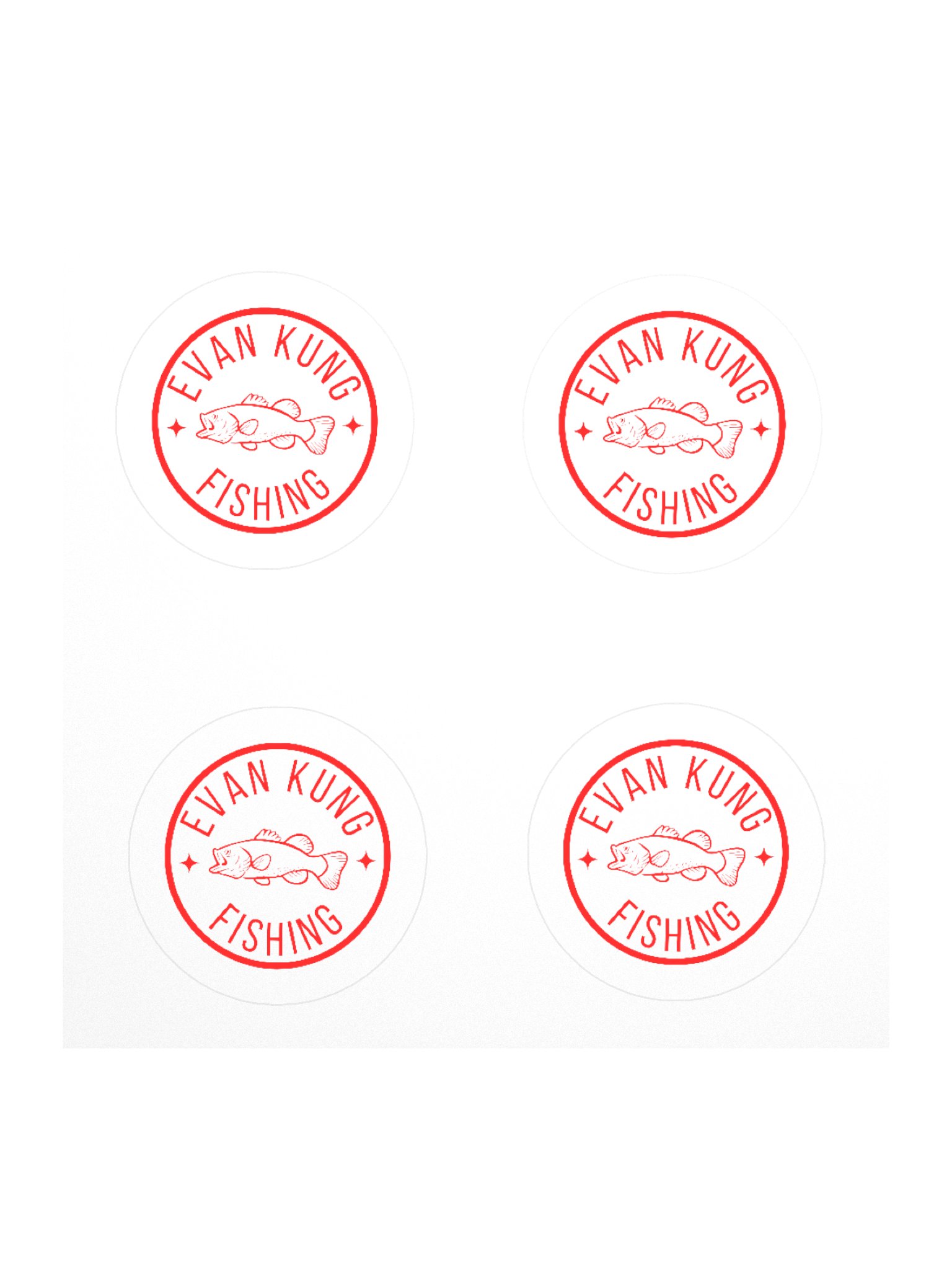 Evan Kung Logo Stickers product image (1)