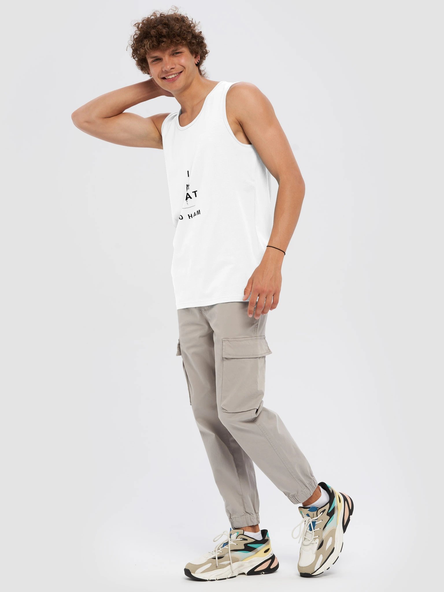 Men's Premium Tank - SO HAM (Pure Text) product image (5)