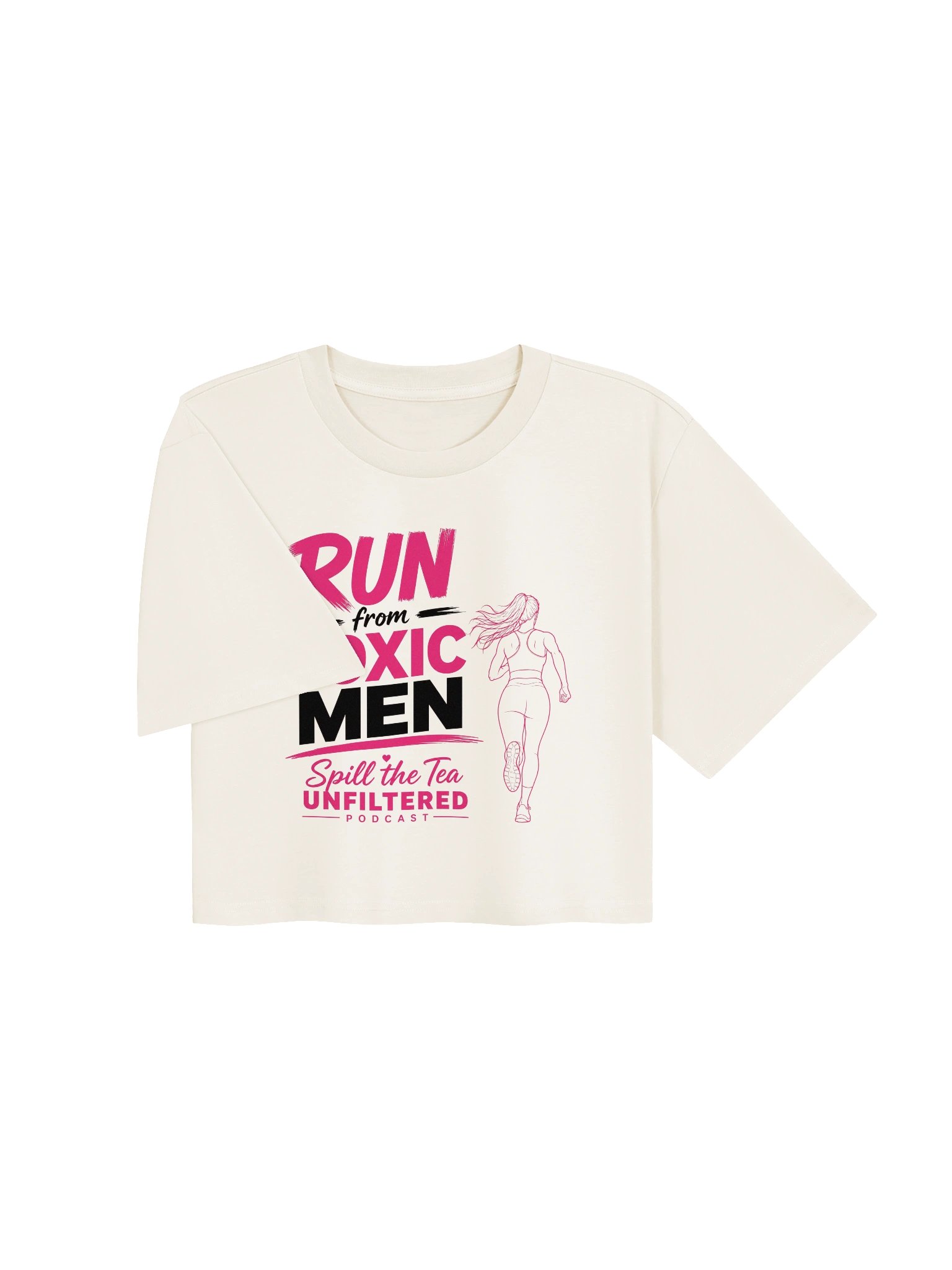Run from Toxic Men Crop Tee product image (11)